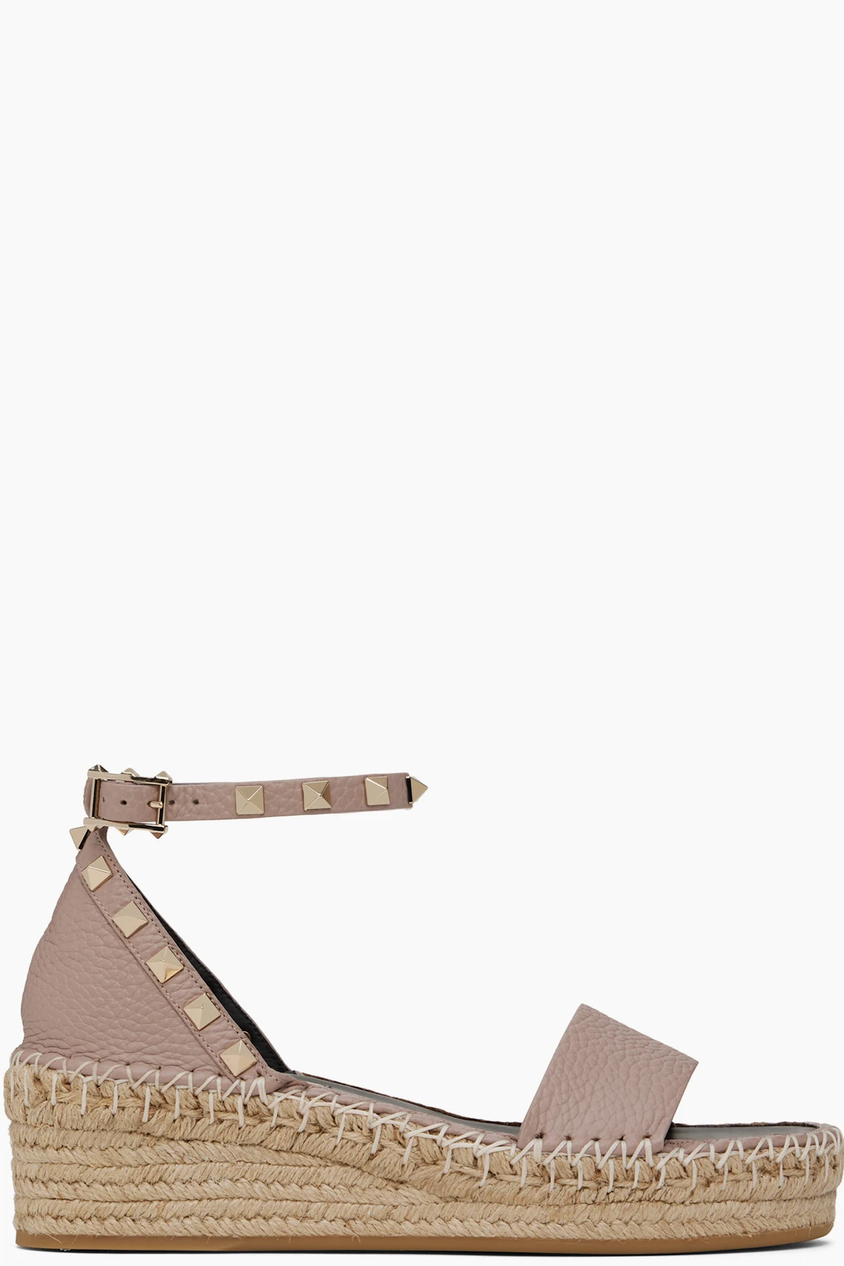 Taupe Double Rockstud Sandals
