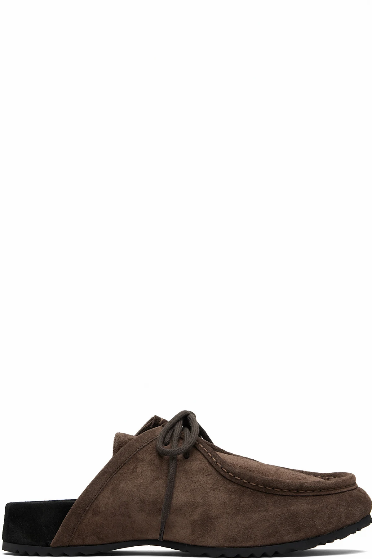 Brown Suede Clogs