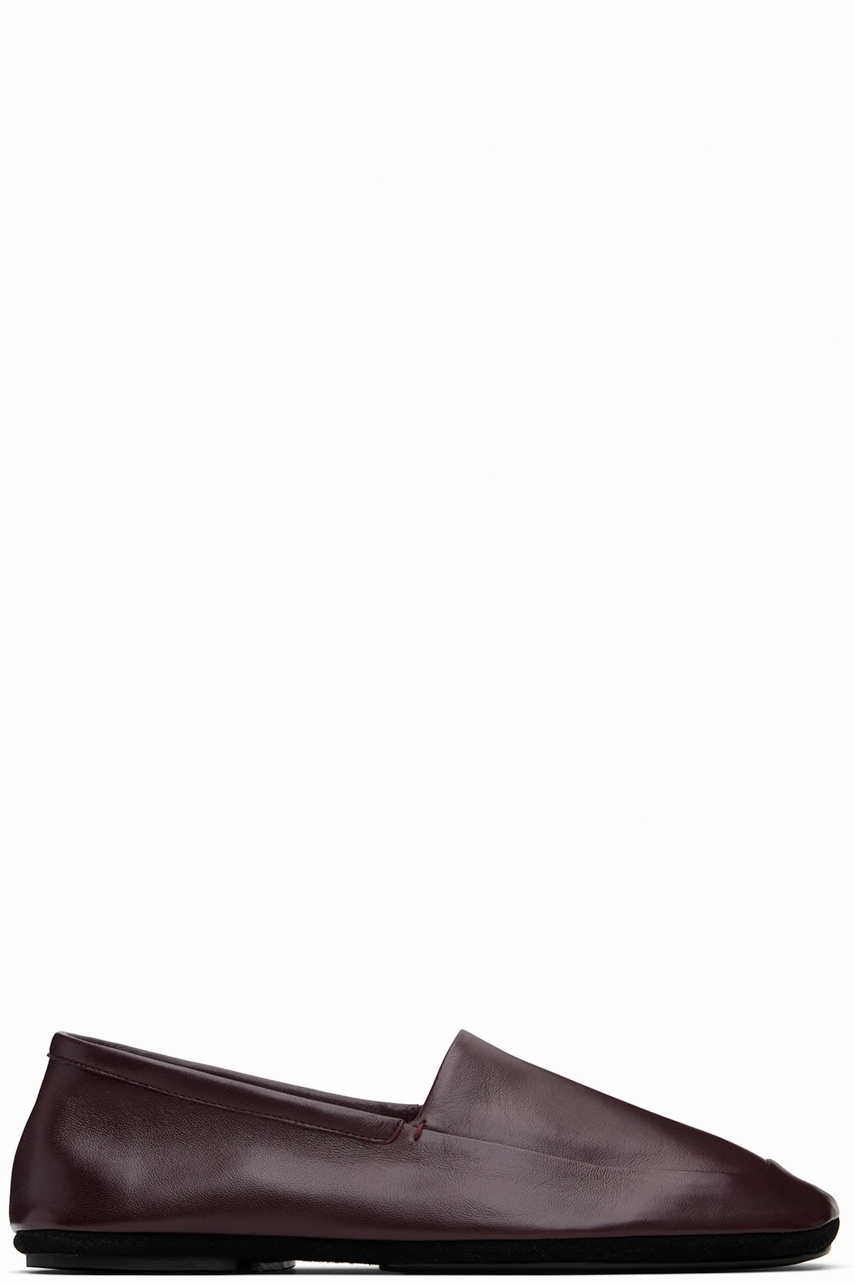 Burgundy Indoor Slipper Loafers