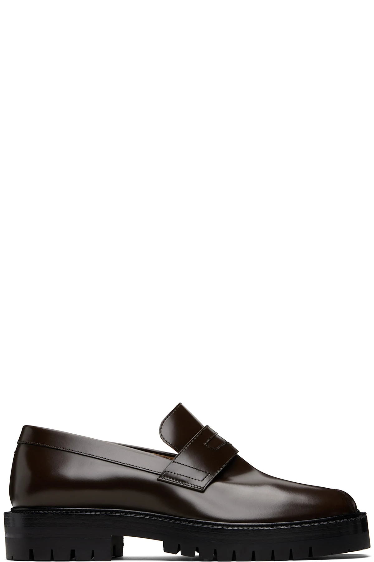 Brown Tabi County Loafers