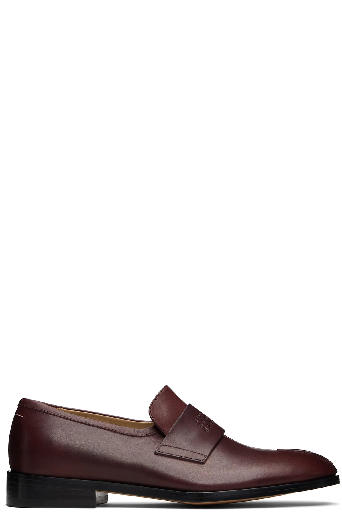 Burgundy New Classic Stitch Loafers