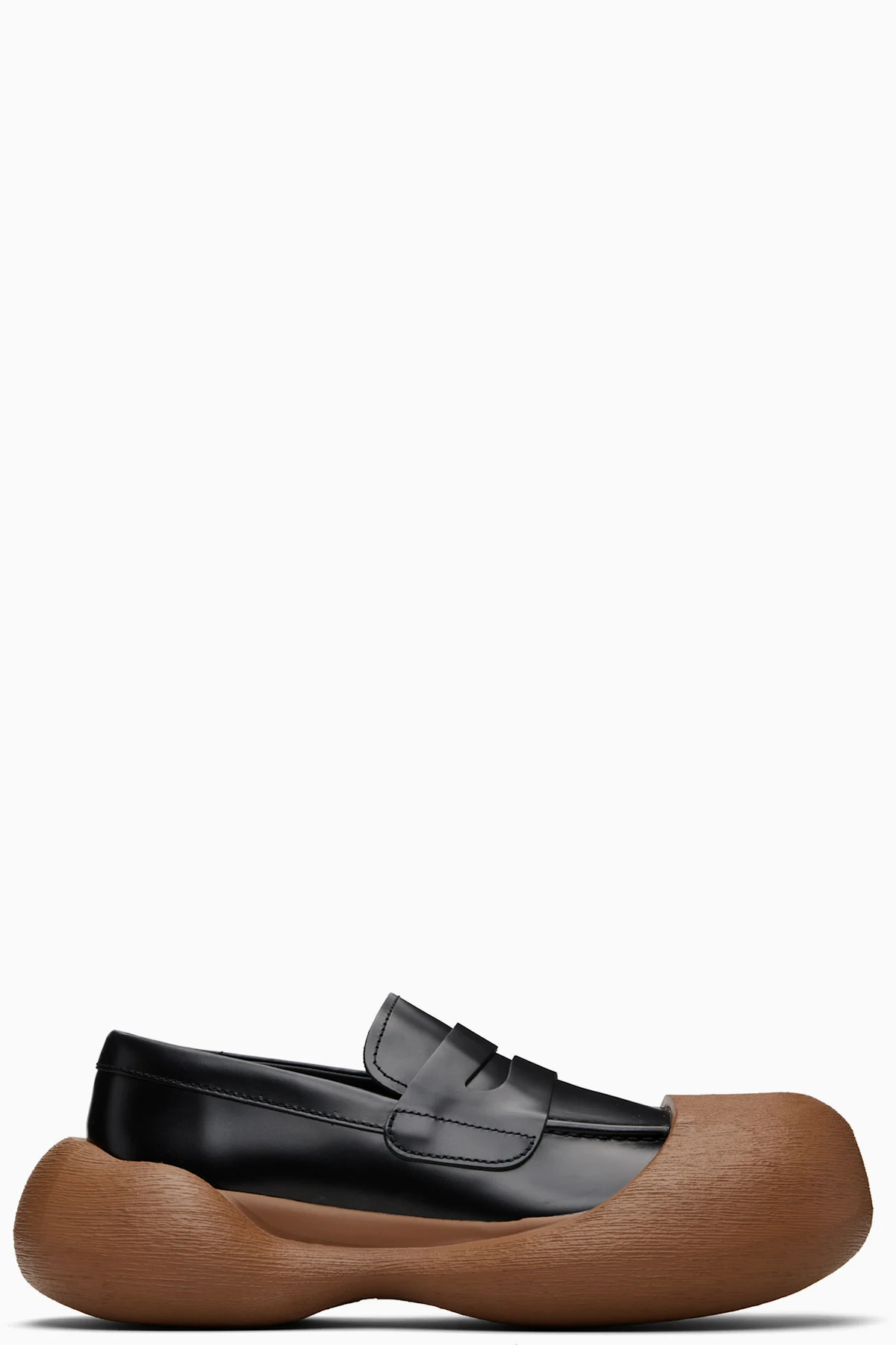 Black & Brown Caramba Loafers