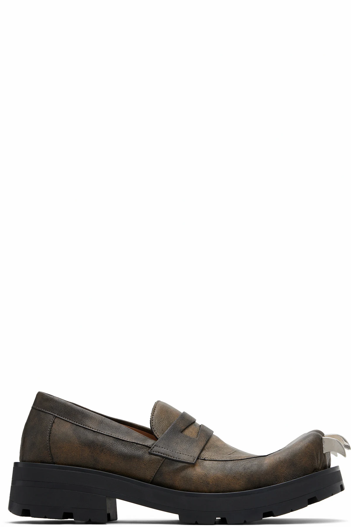 Brown Moggies Claws Loafers