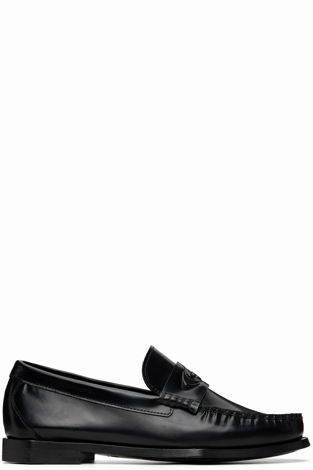 Black Leather Loafers