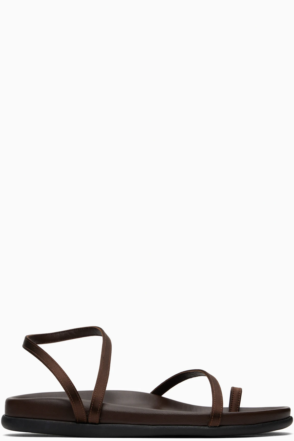 Brown Eleftheria Footbed Sandals