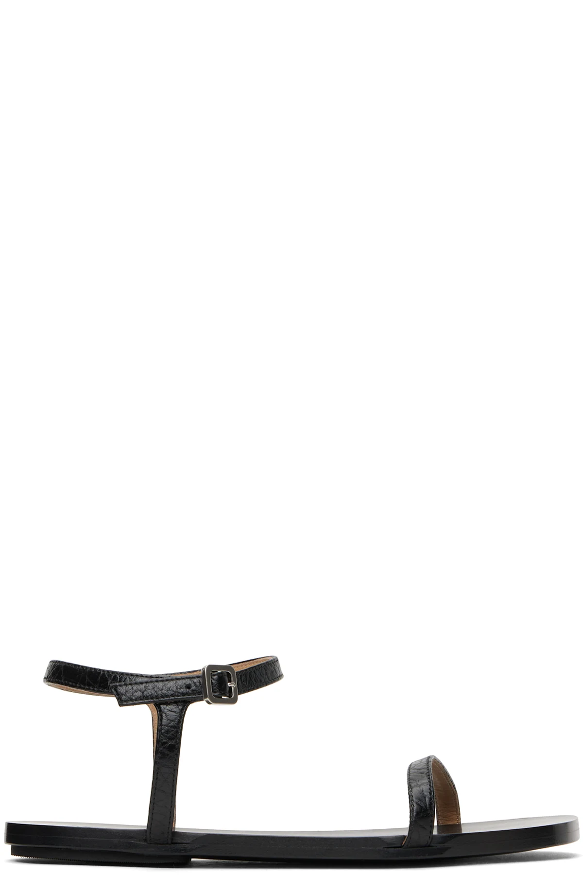 Black Sottile Sandals