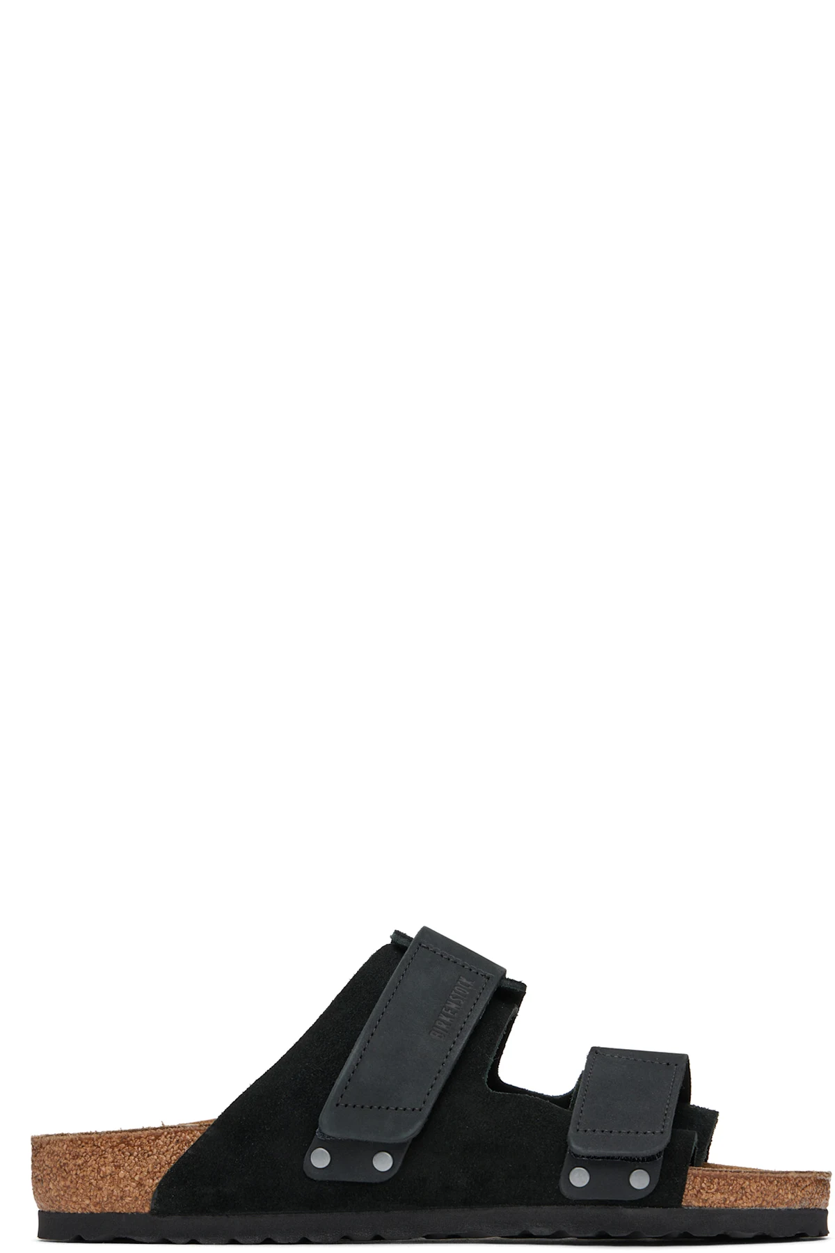 Black Narrow Uji Sandals