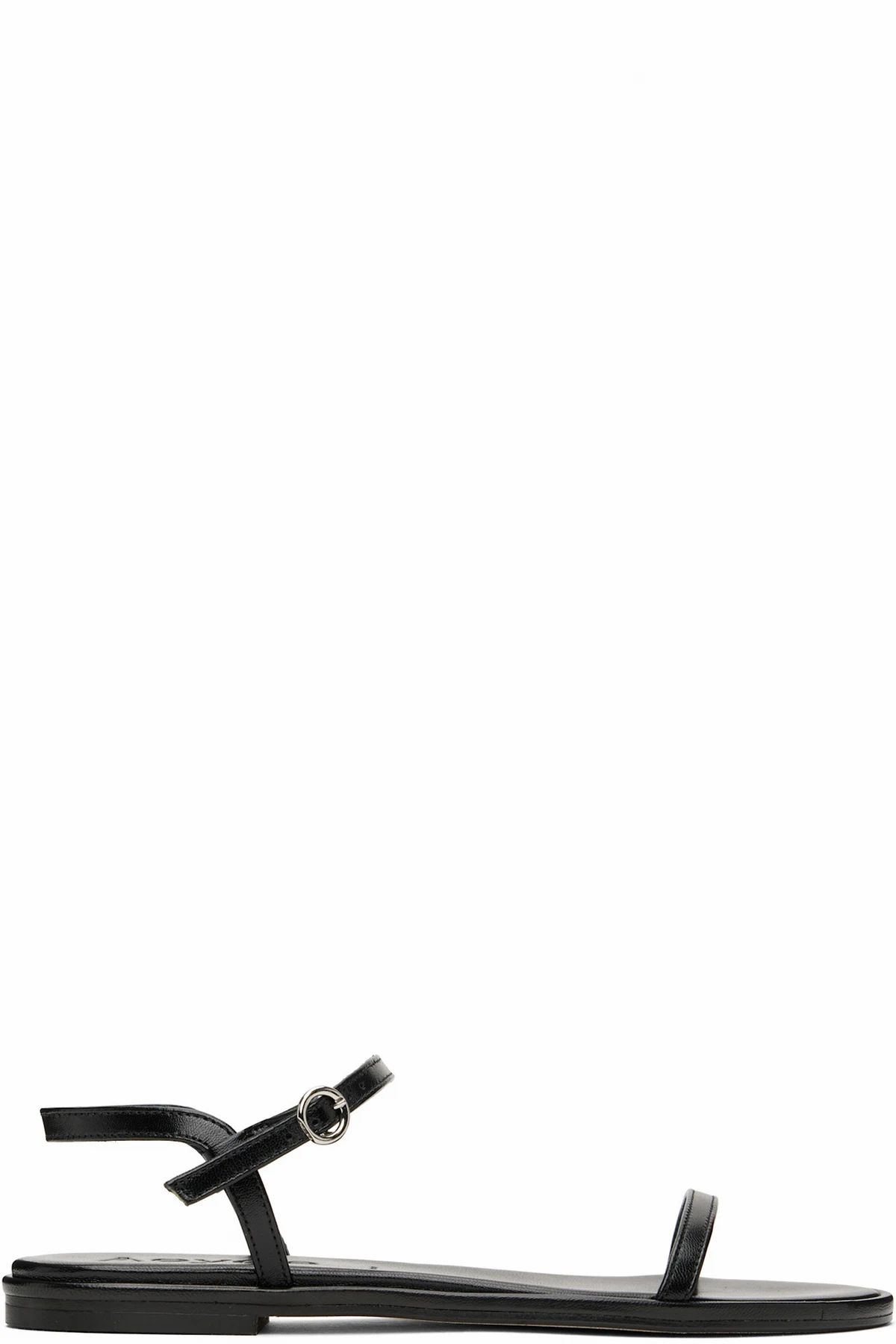 Black Nettie Leather Sandals