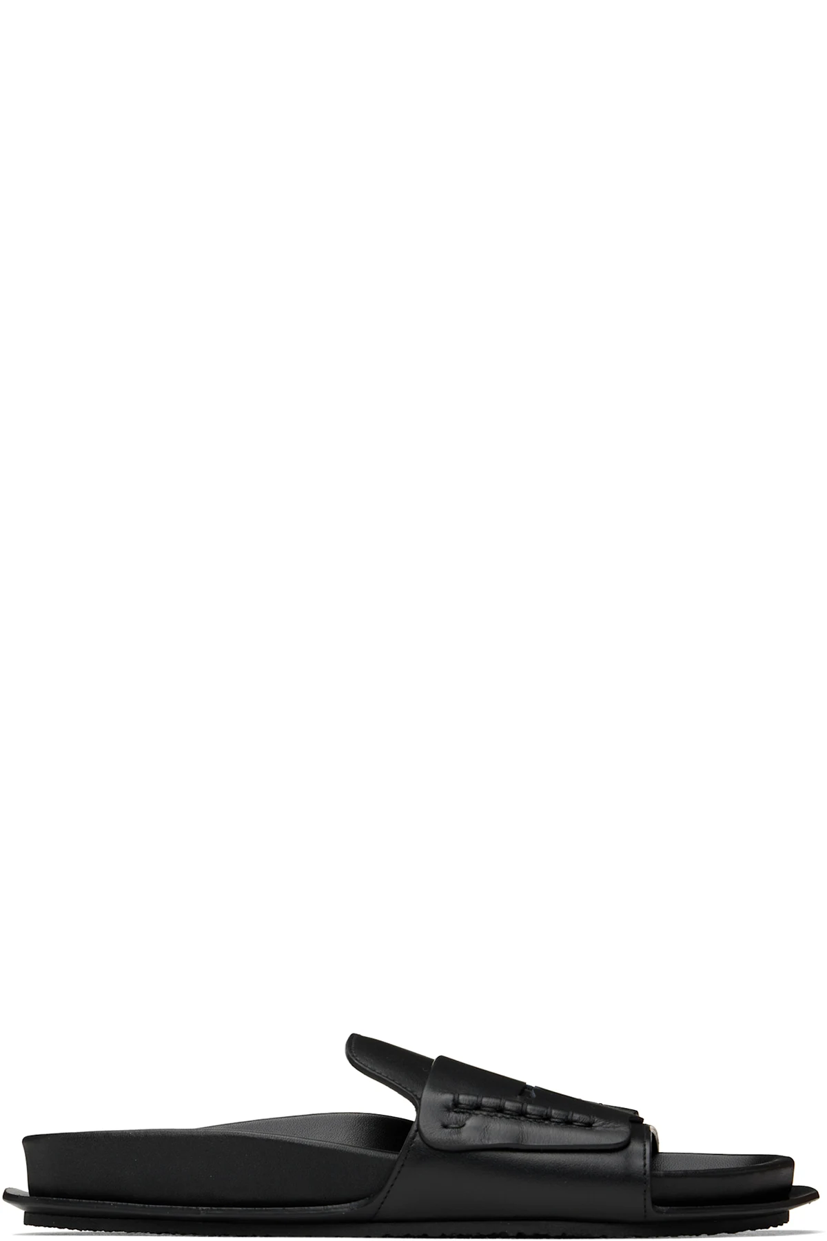 Black 'The Mocassin sandals' Sandals