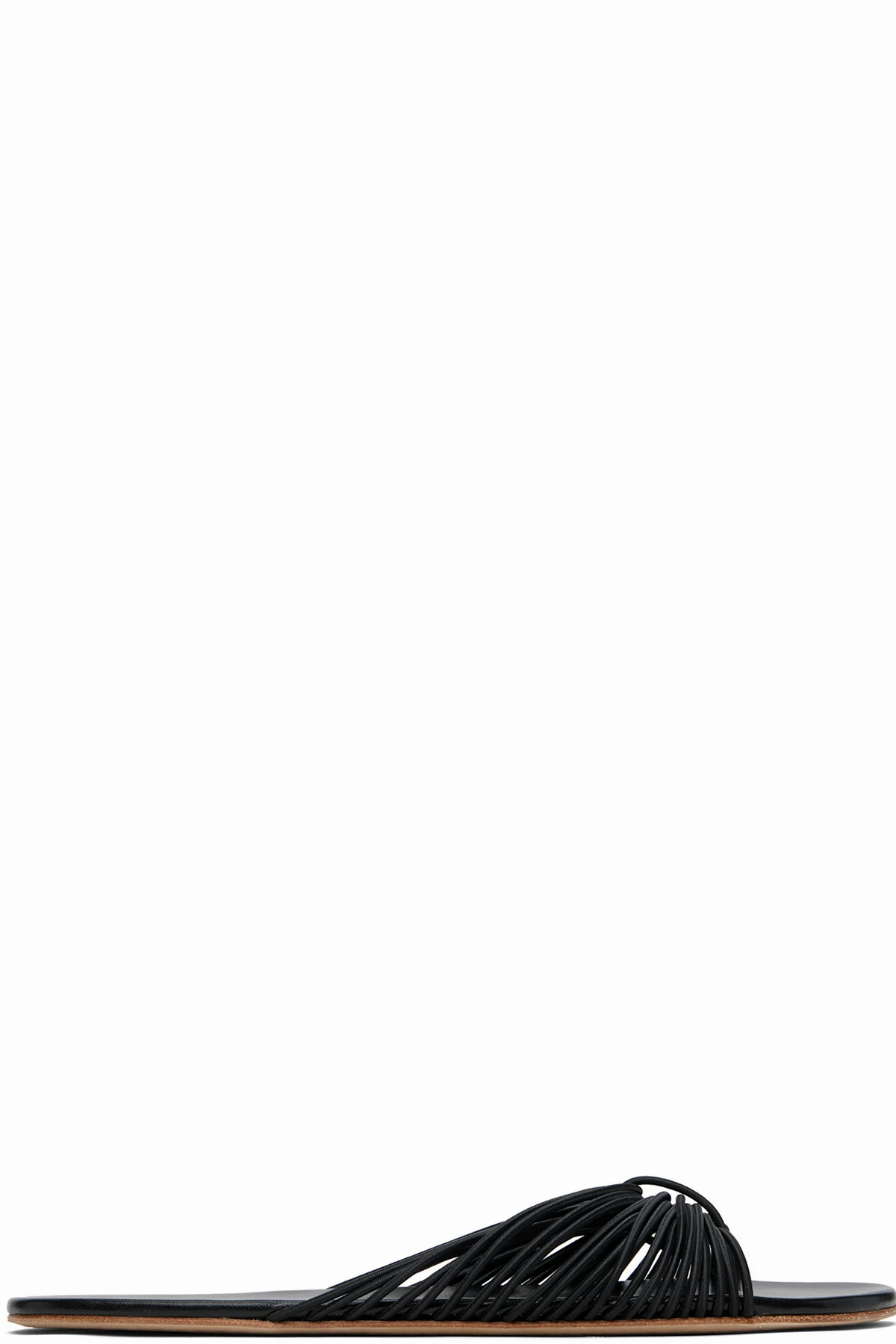 Black Sara Slide Sandals