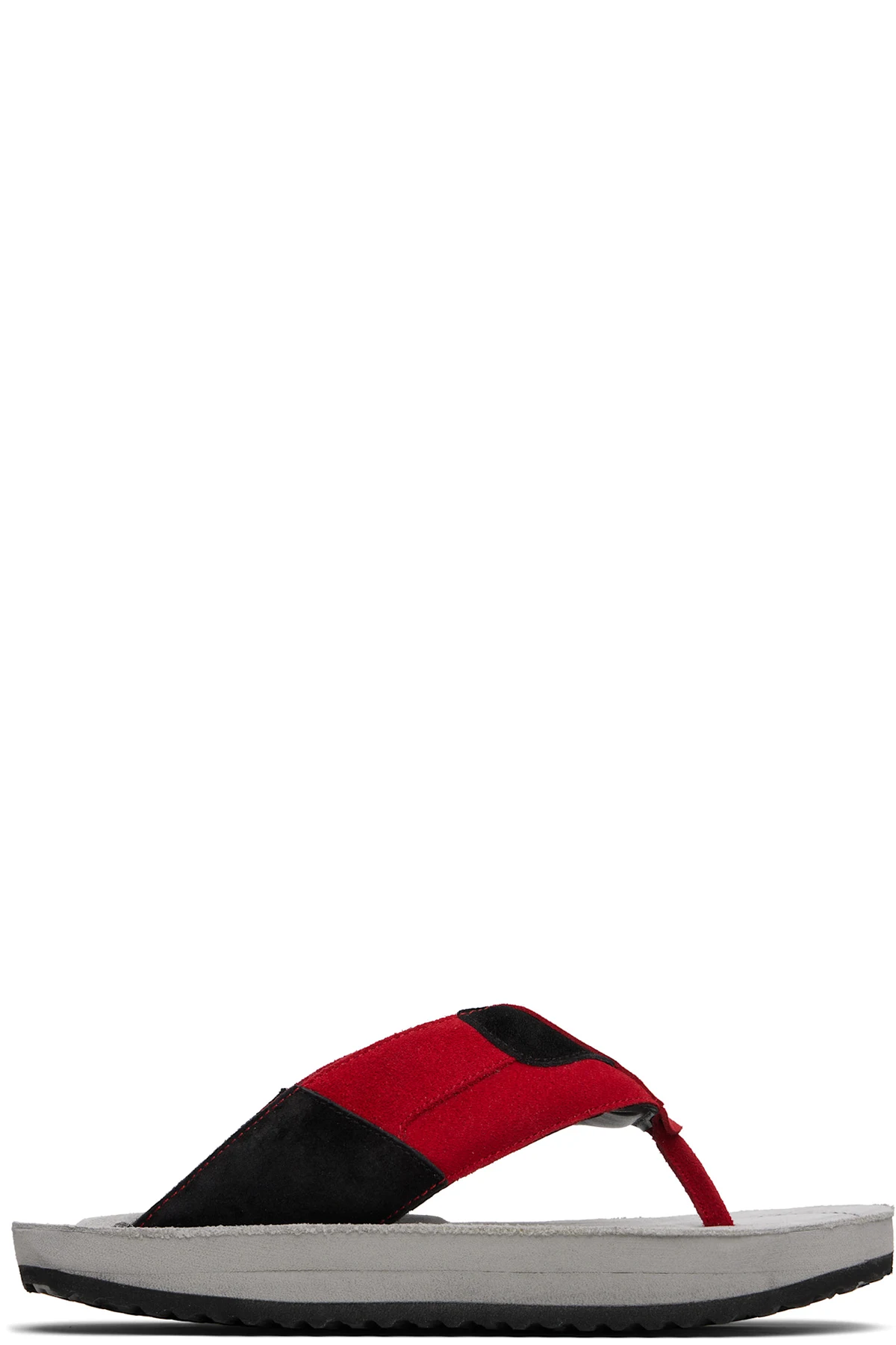 Red & Gray XXL Flip-Flops