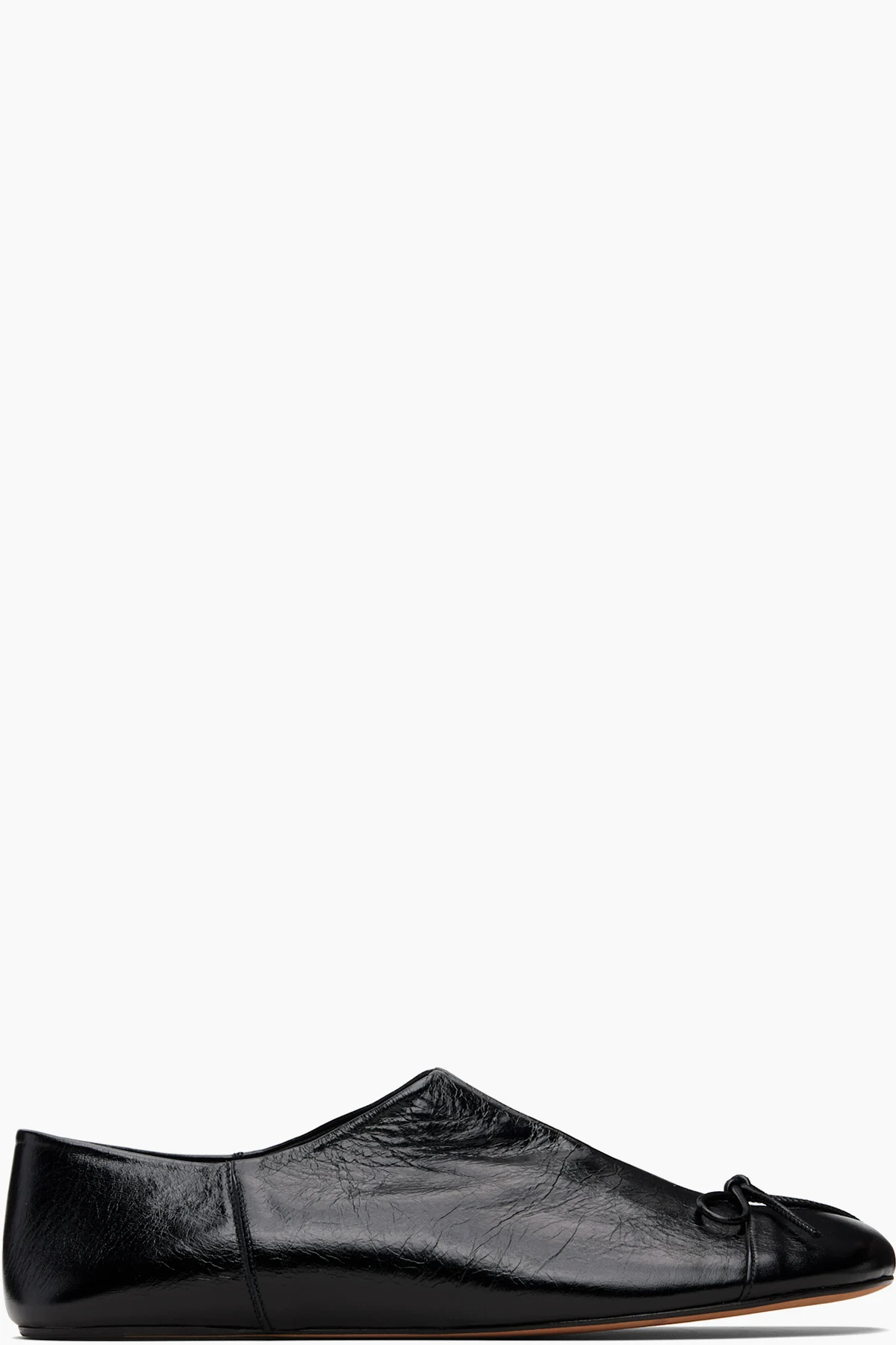 Black Babouch Ballerina Flats