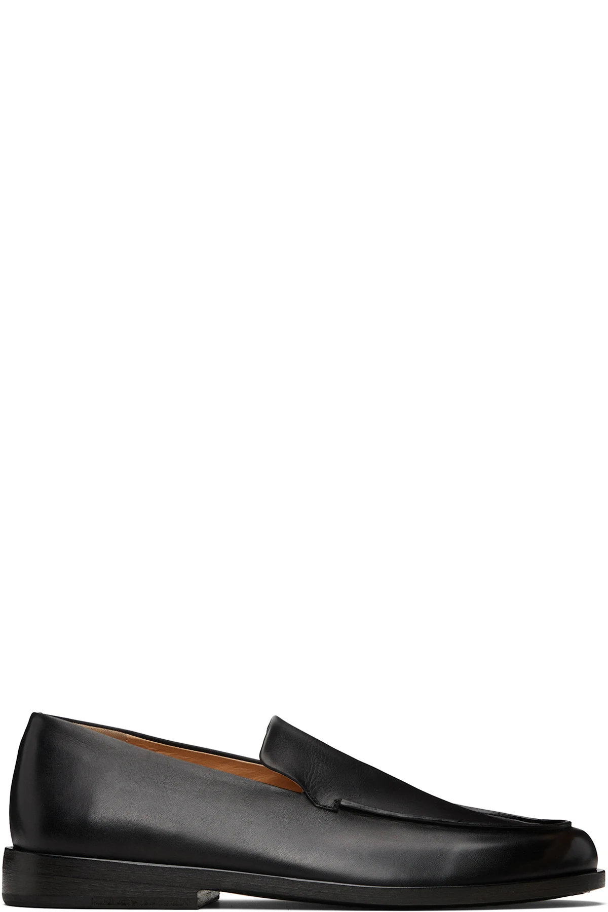 Black Mocasso Leather Loafers