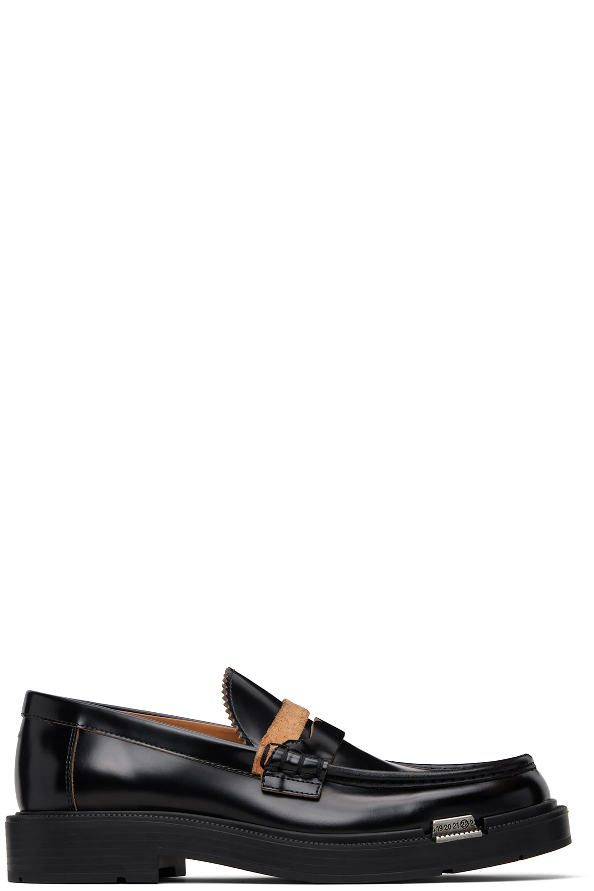 Black Décortiqué Loafers