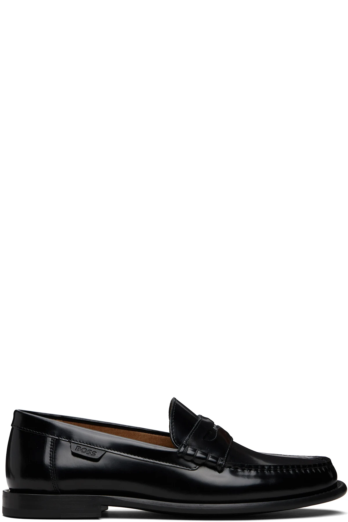 Black Leather Loafers