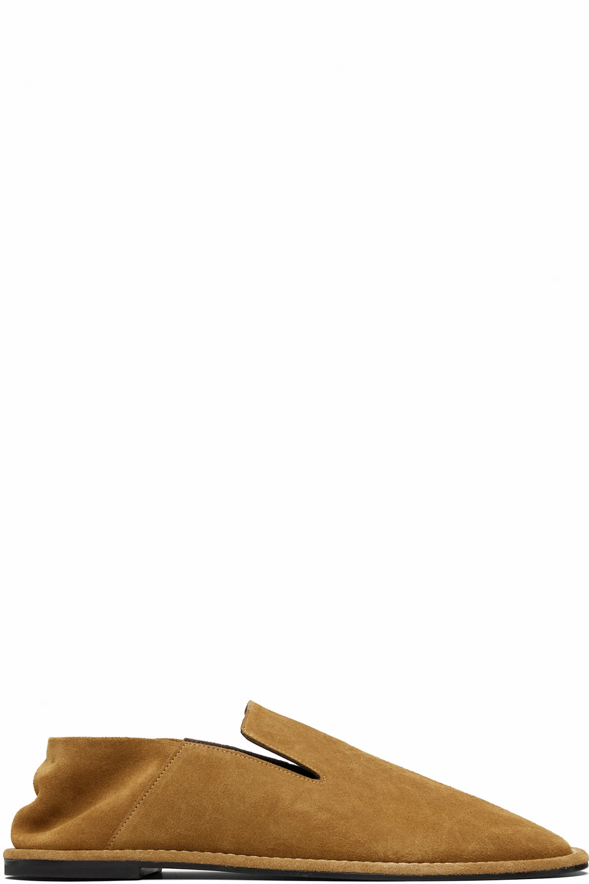 Tan Cow Leather Midi Loafers