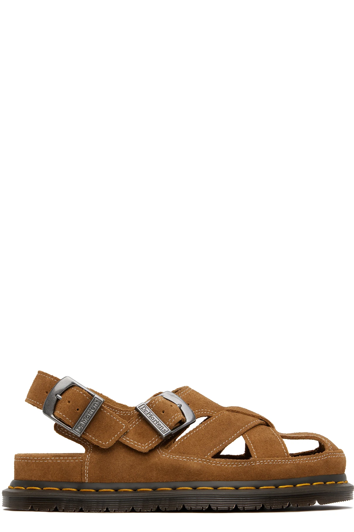 Tan Archive Fisherman Suede Sandals