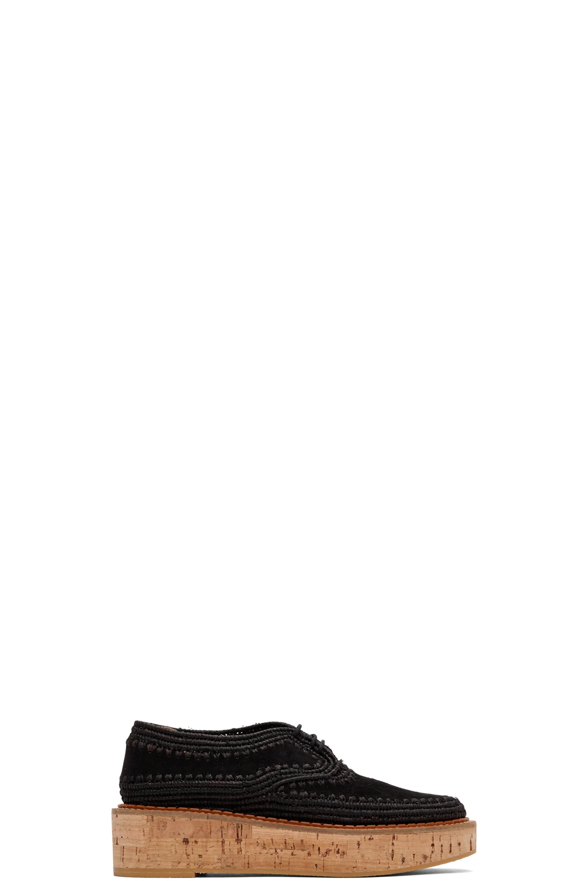 Black Clergerie Edition Suede Louis Brogues