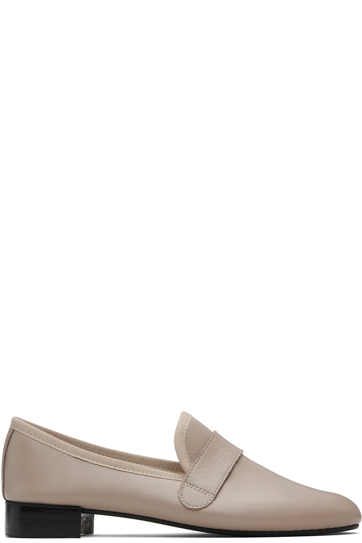 Taupe Michael Rubber-Sole Loafers