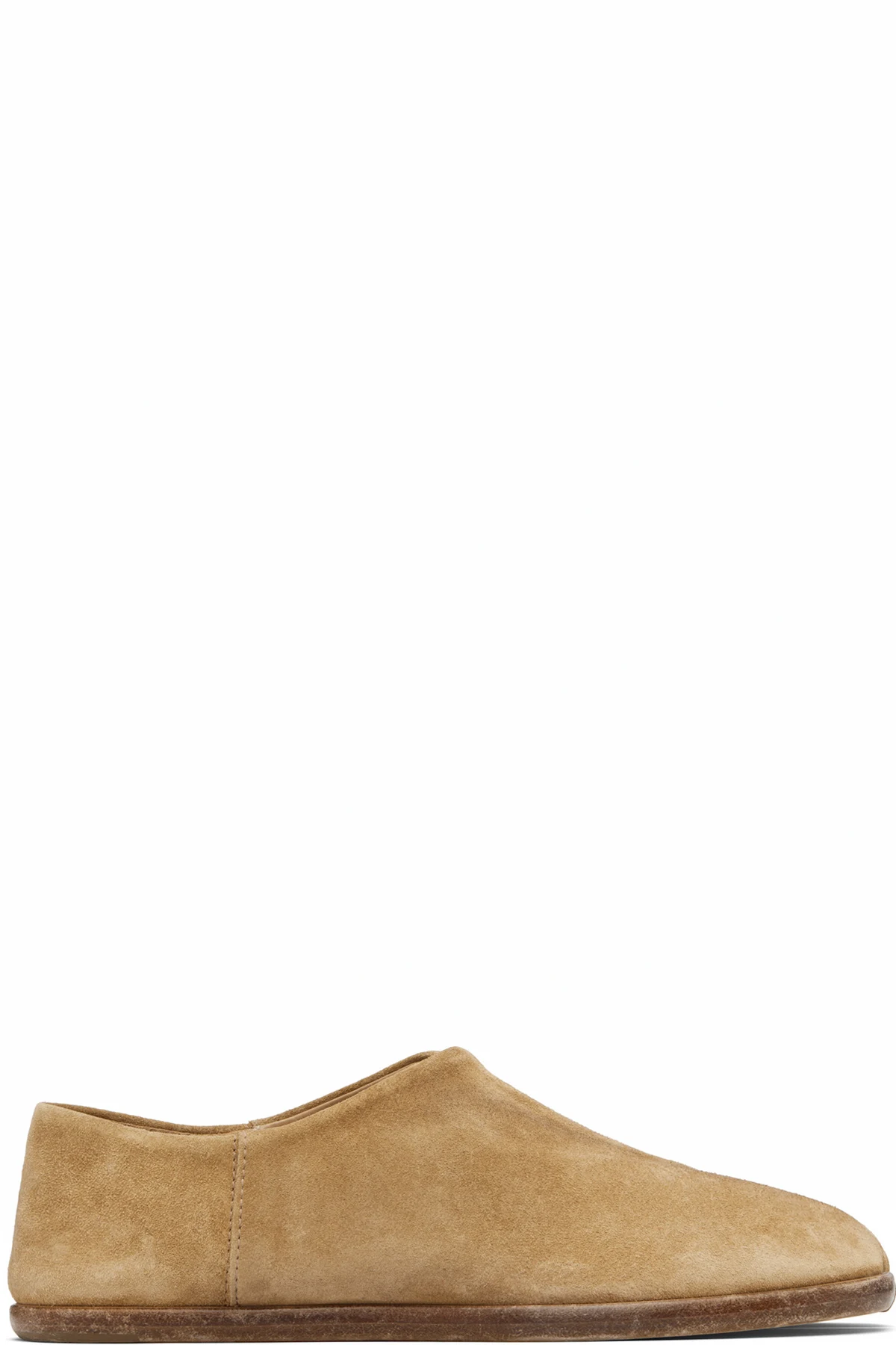 Tan Tabi Babouches Loafers