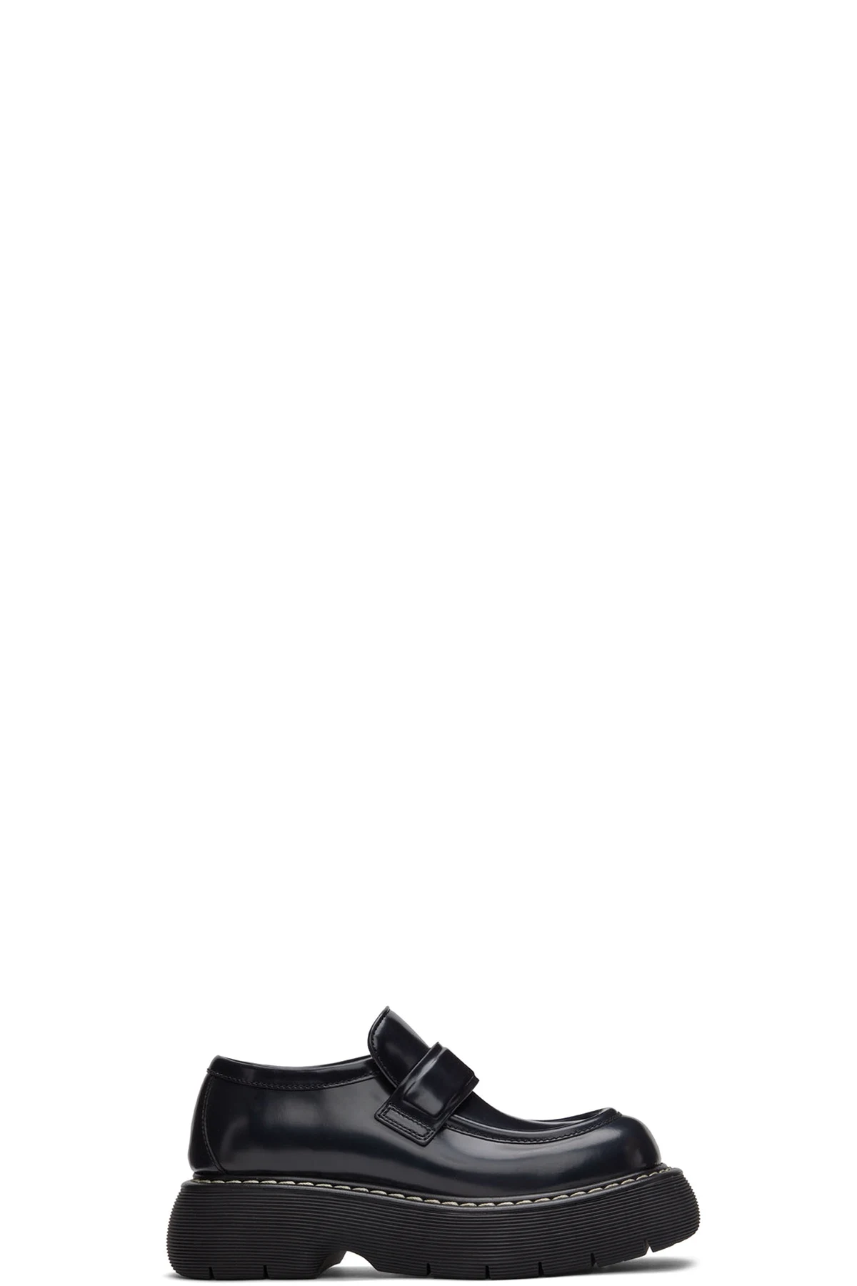Black Leather Swell Loafers