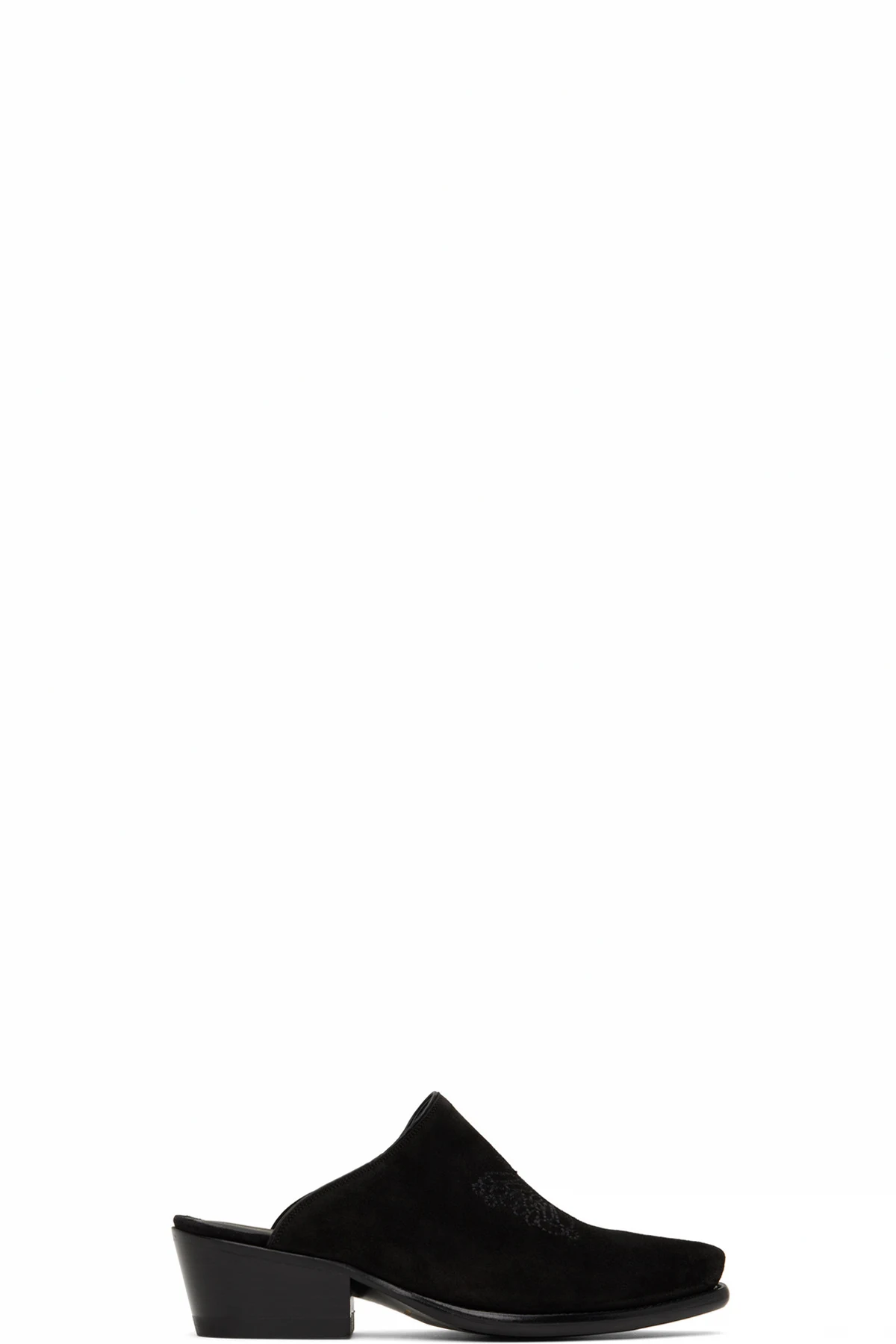 Black Papillon Mules