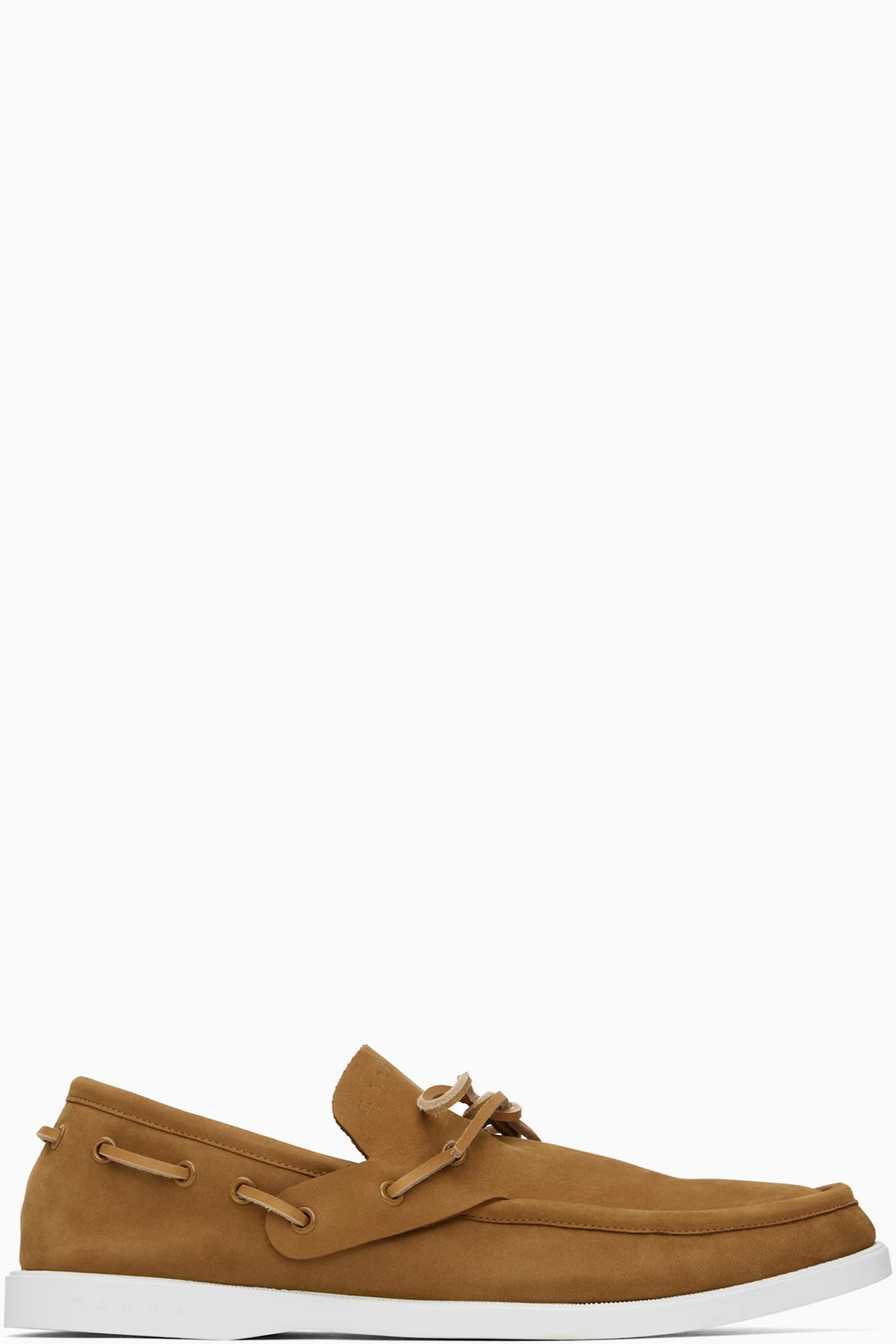 Tan Nubuck Boat Shoes