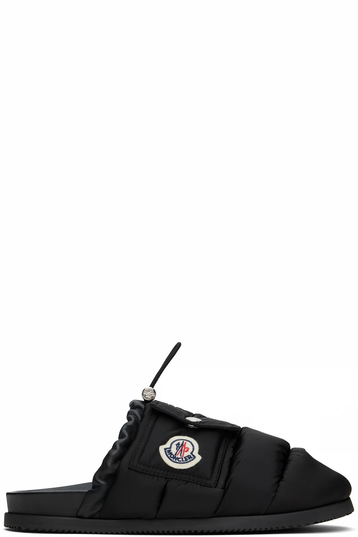 Black 'Mon Pocket' Slippers