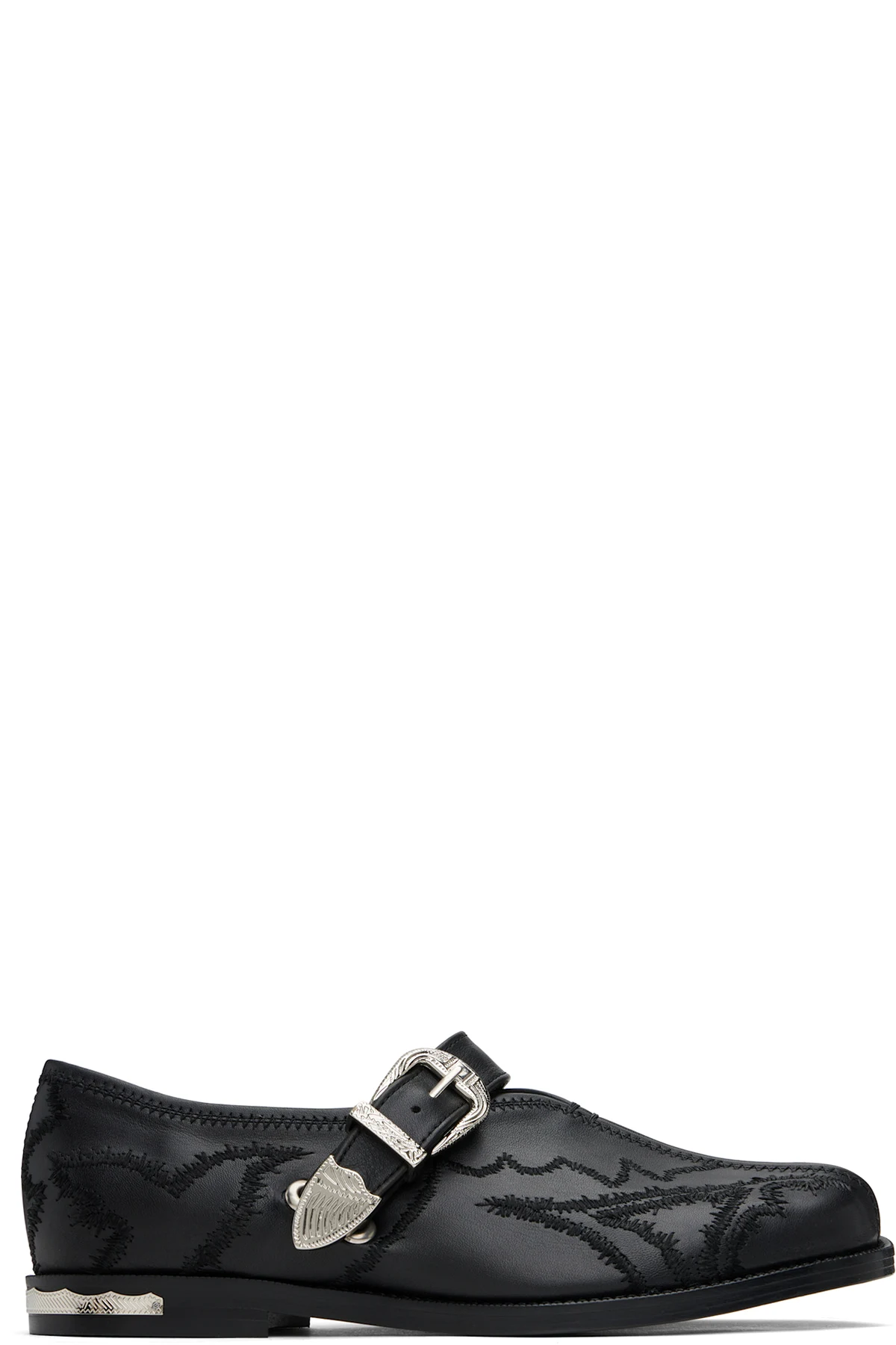 Black Leather Loafers