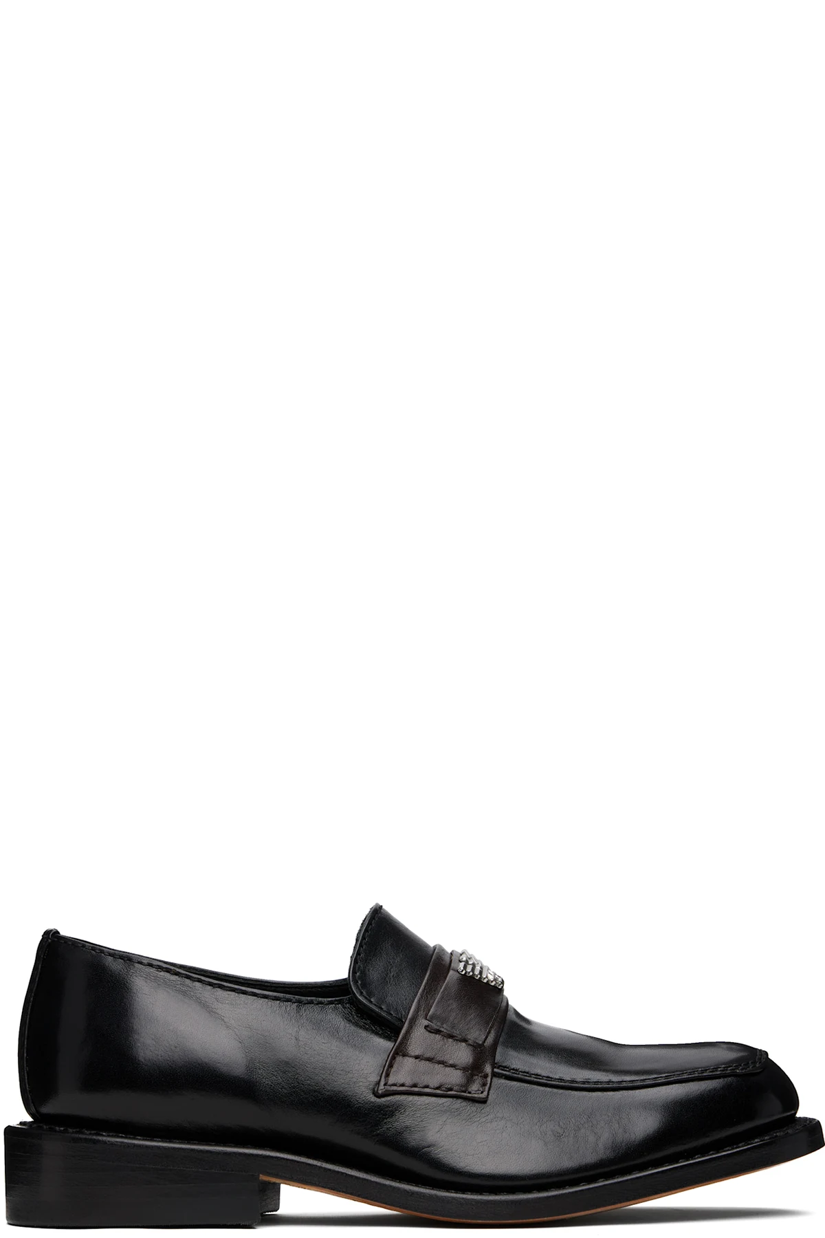 WORK SHOP Emporio Armani Black Sentiero Loafers