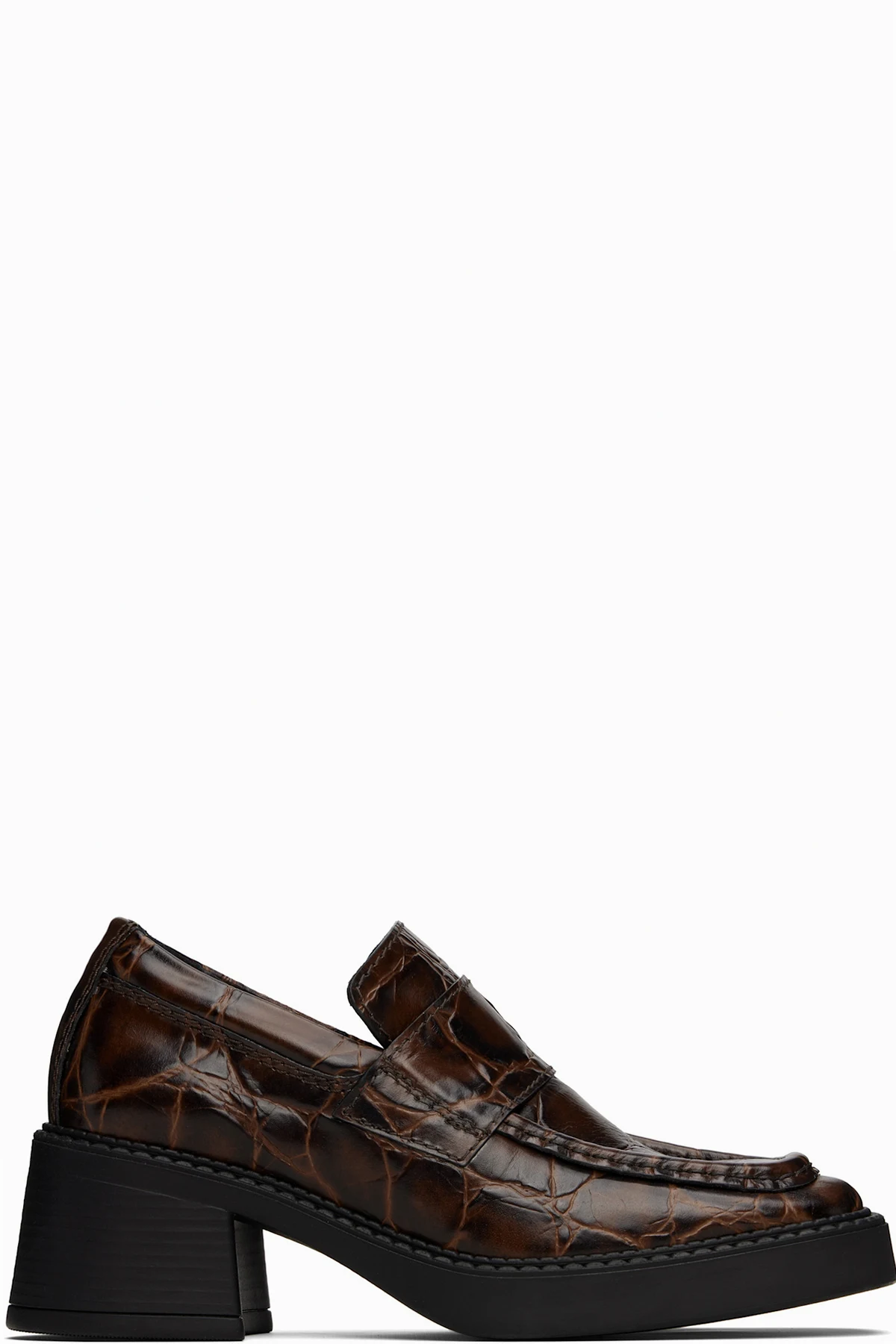 Brown Karina Loafers