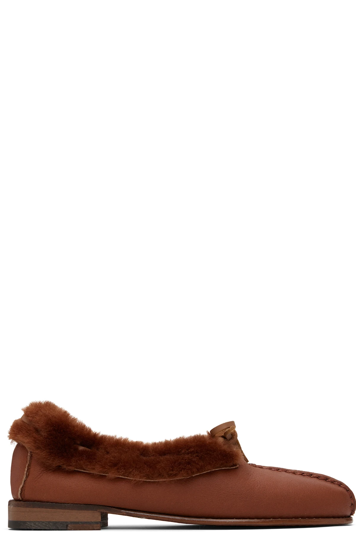 Tan Tilla Shearling Loafers