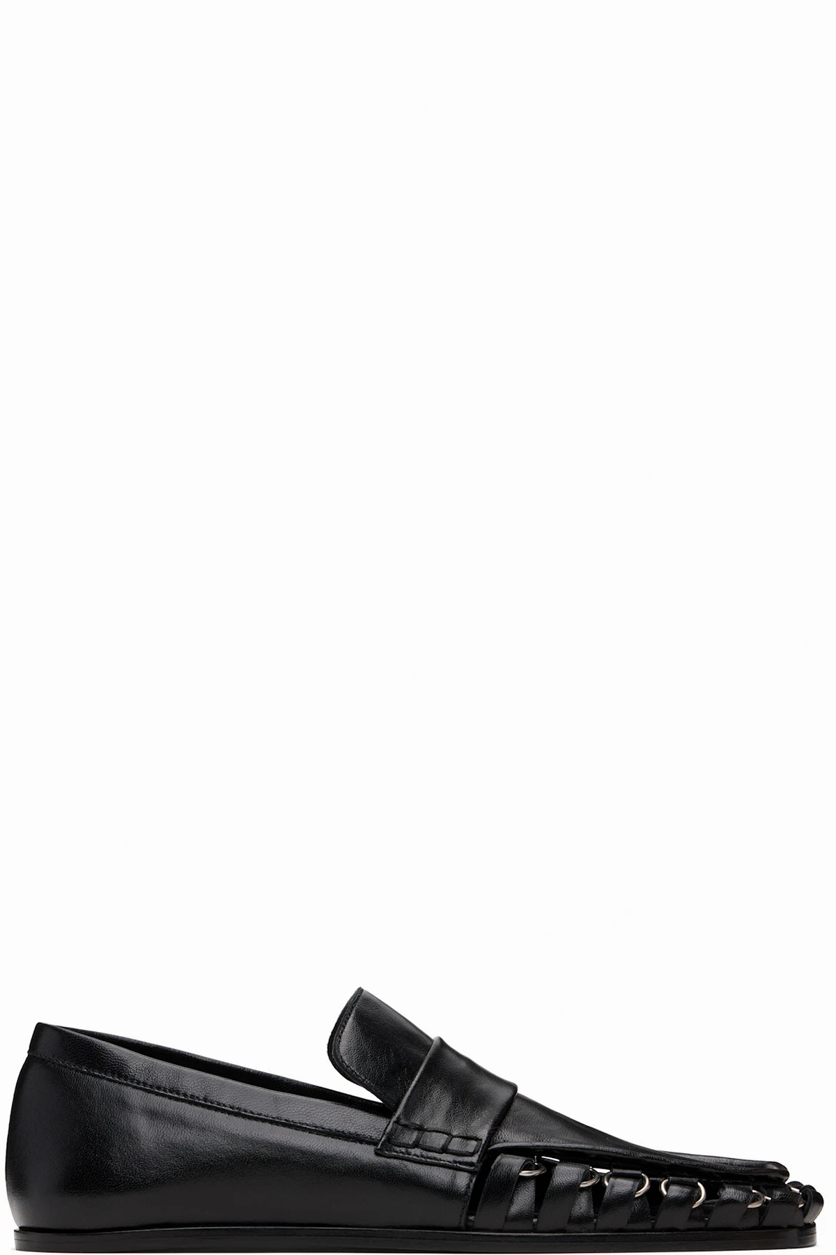 Black D-Ring Loafers