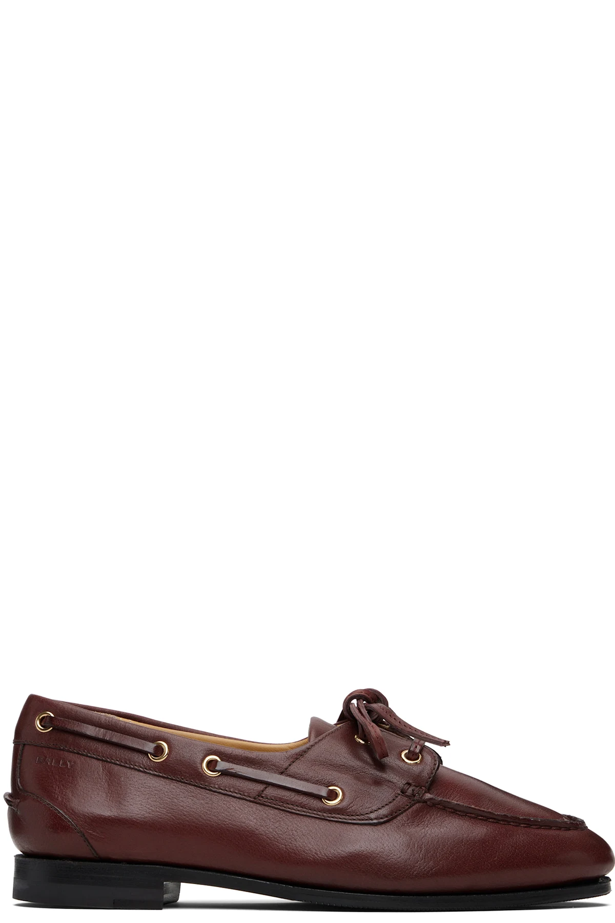 Burgundy Plume Loafers