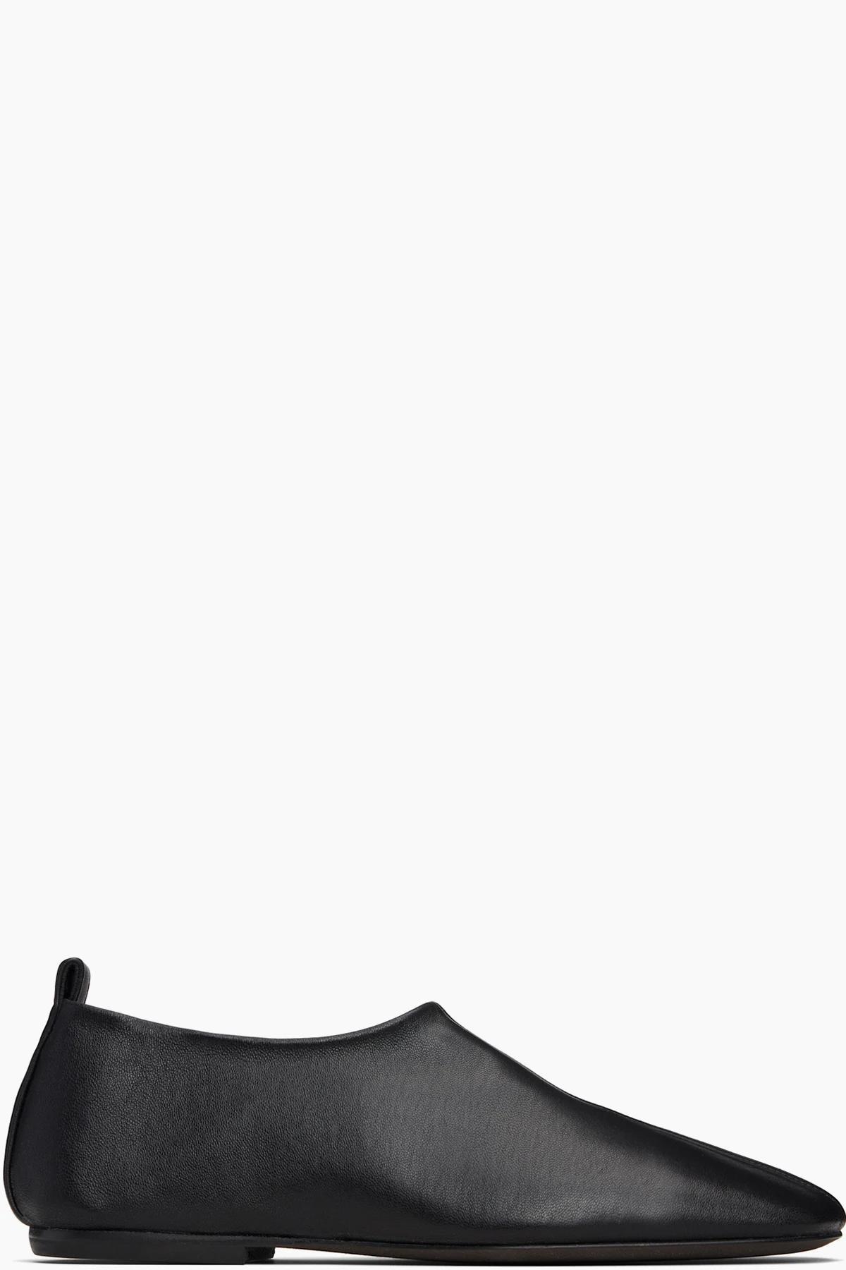 Black Square Toe Loafers