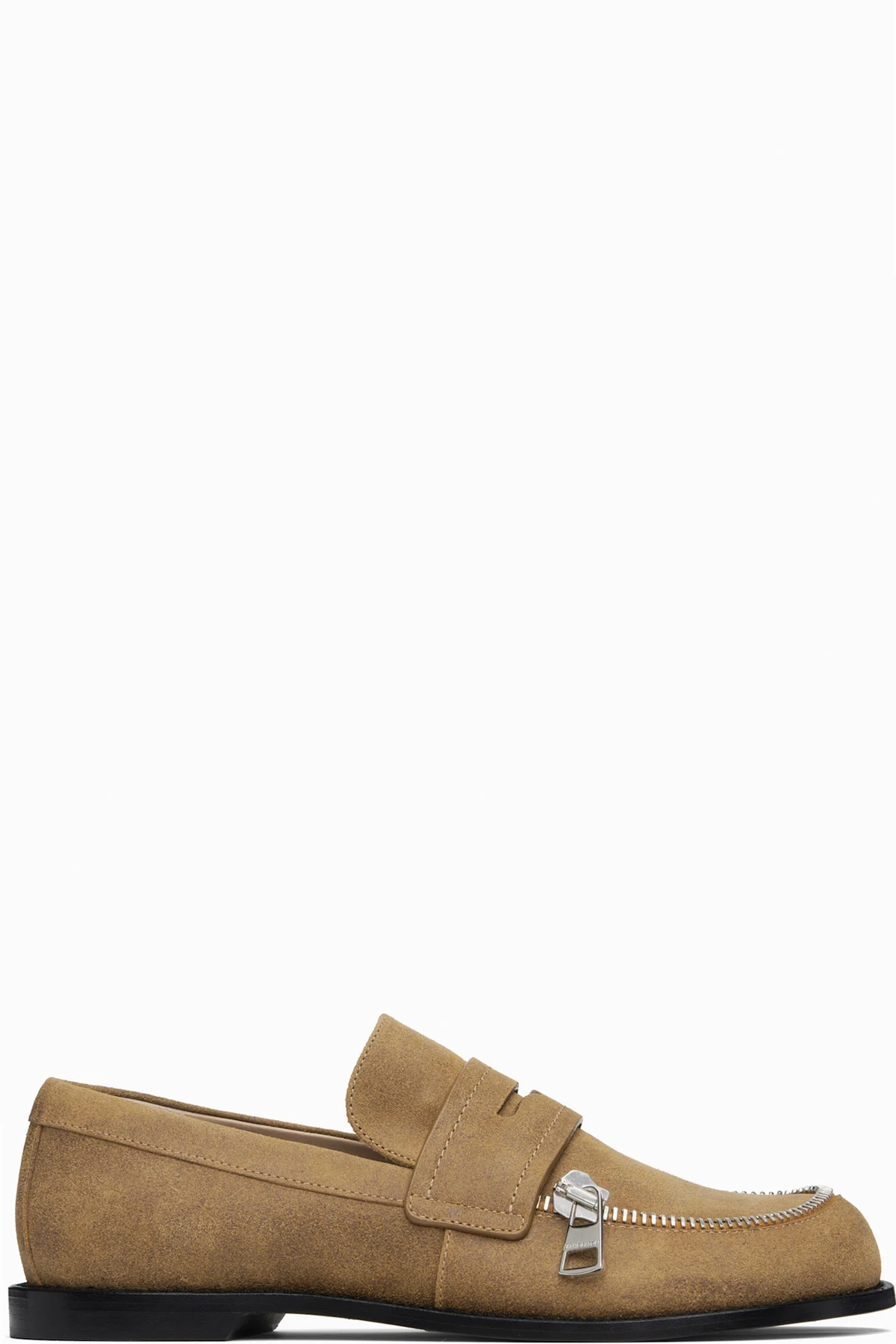 Tan Biker Loafers
