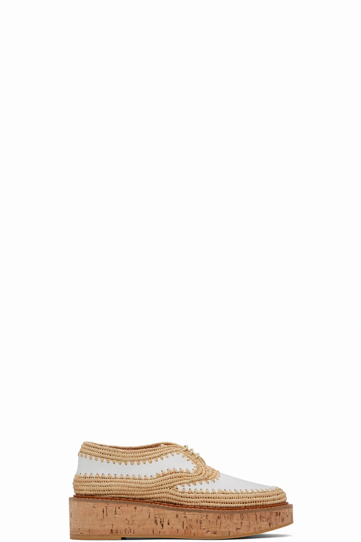 White Clergerie Edition Louis Brogues