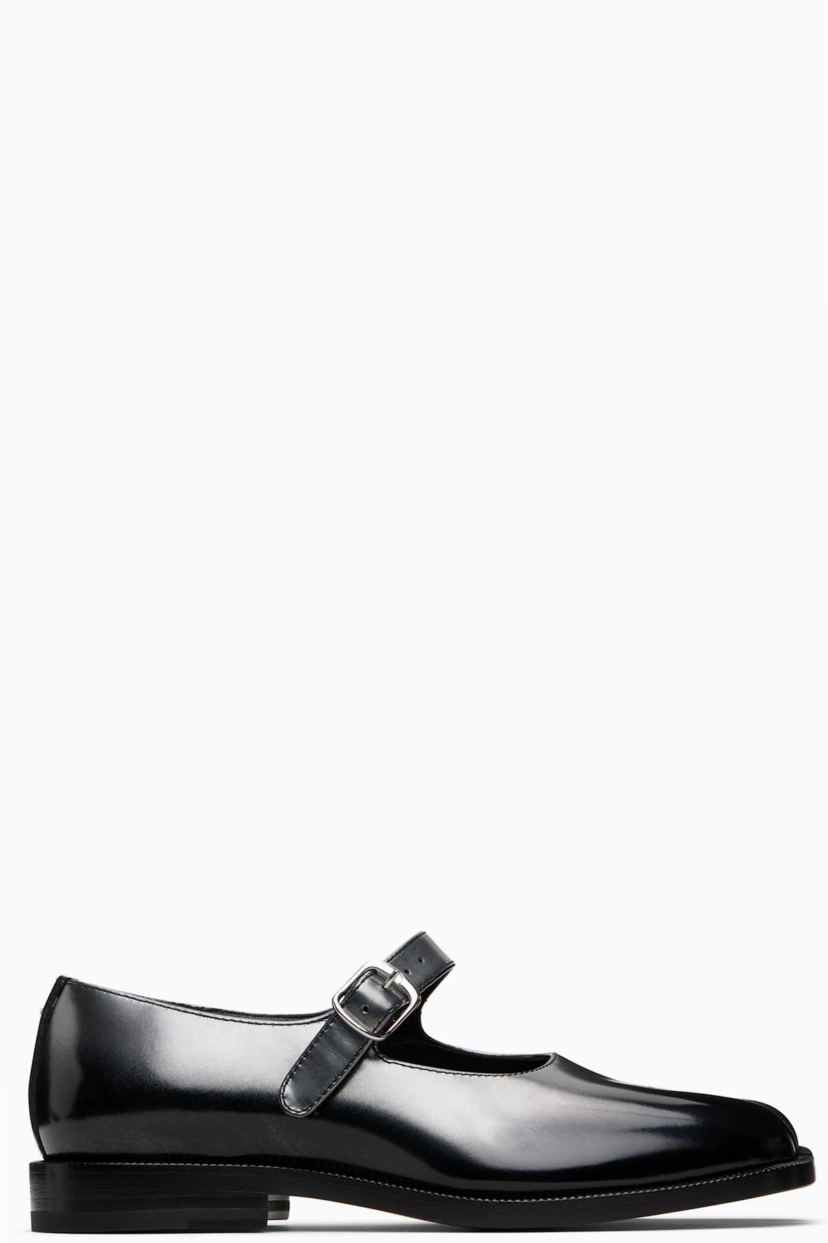 Black & Silver Mary Jane Loafers