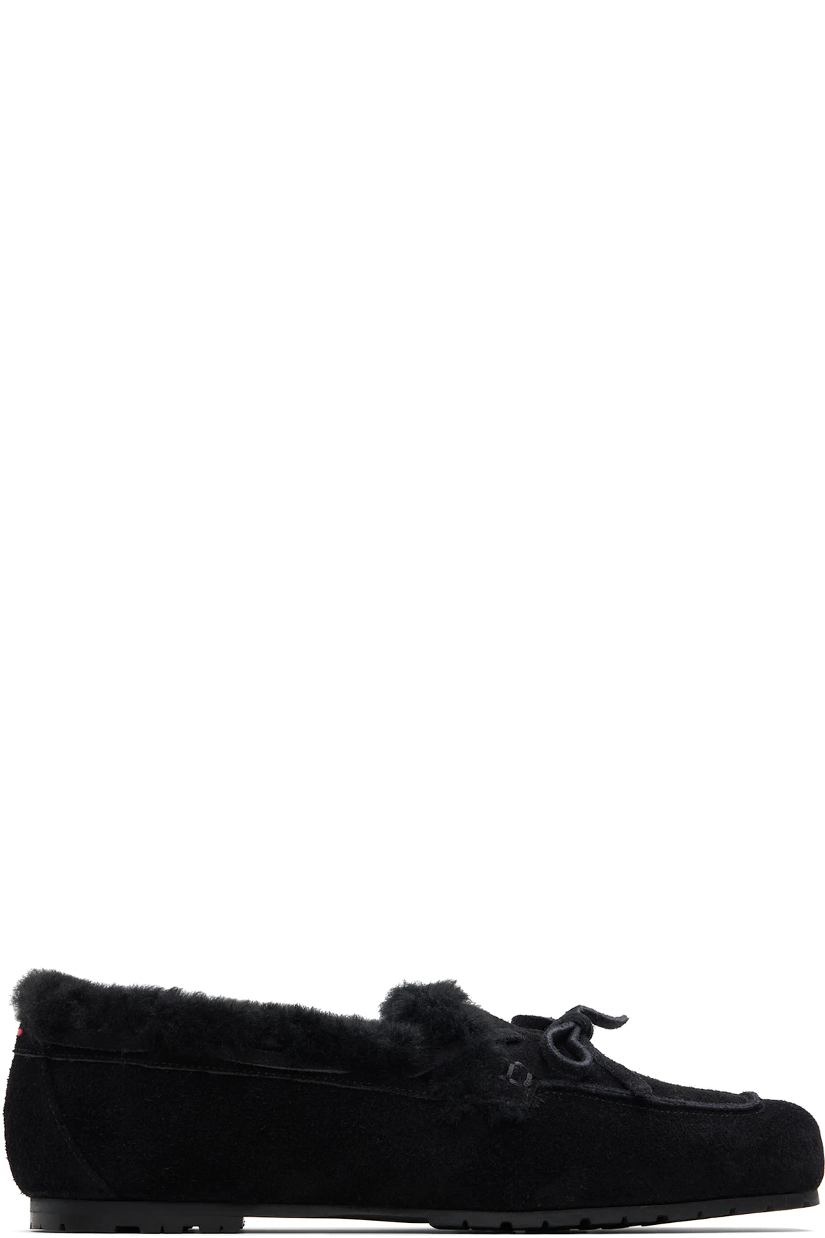 Black Jasper Shearling Loafers