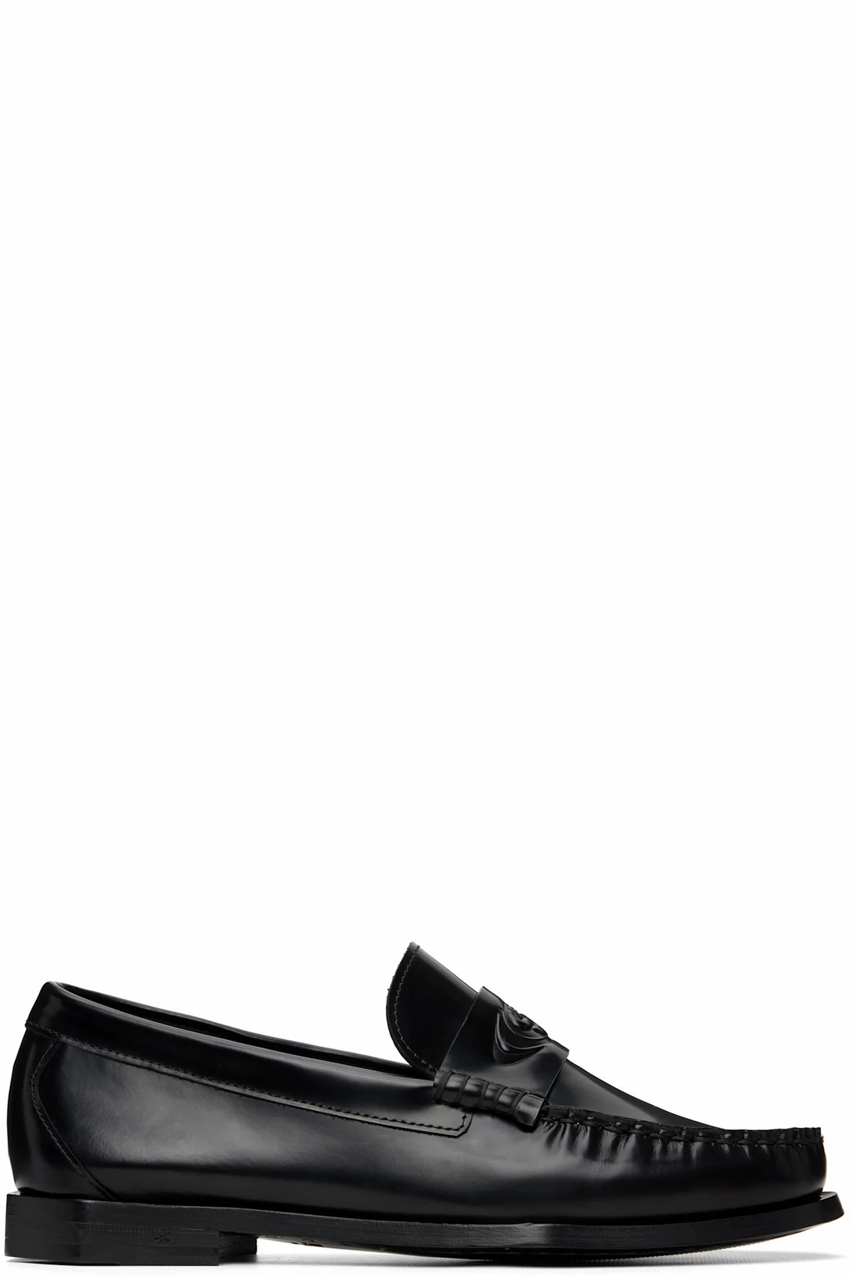 Black Leather Loafers