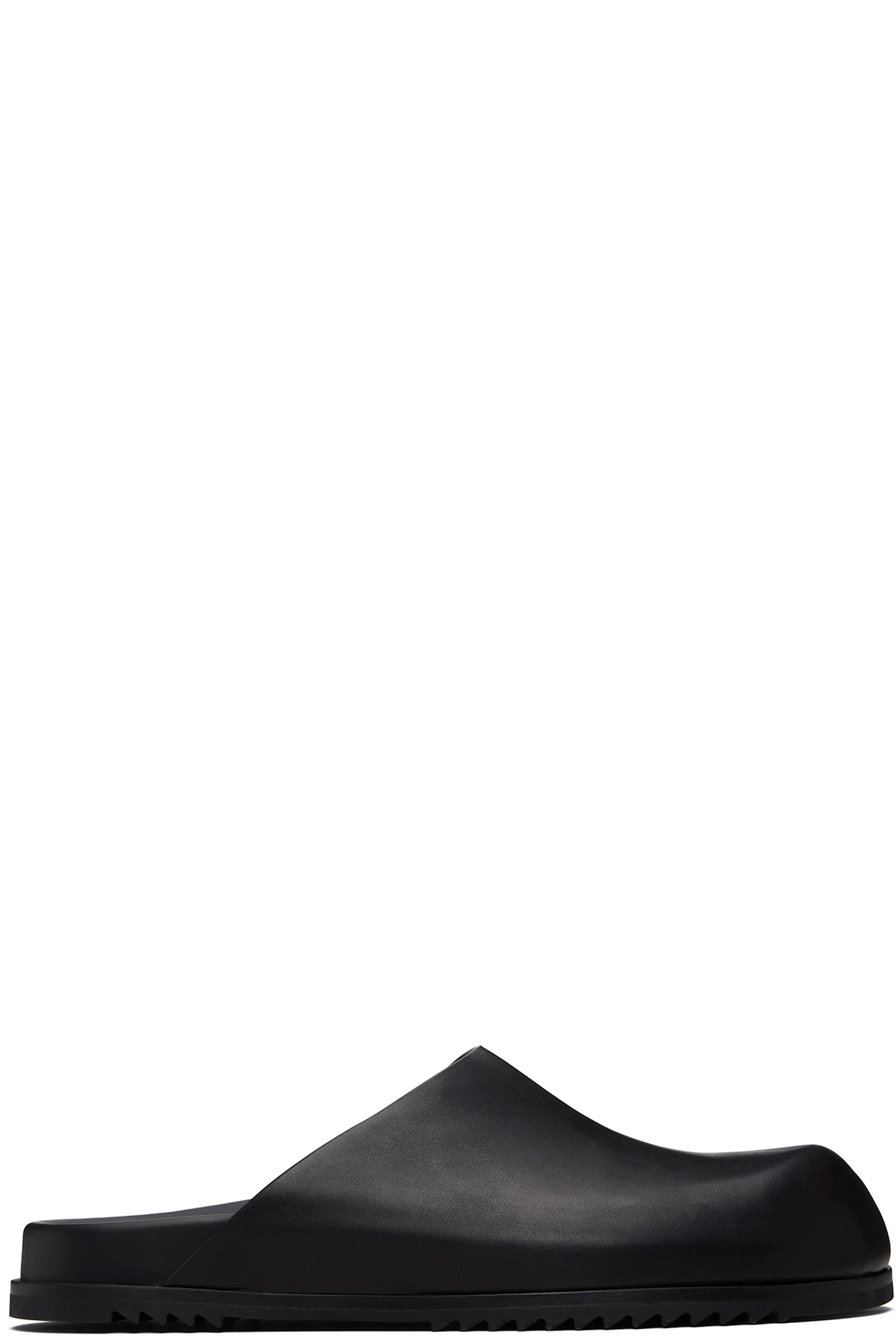 Black Temple Mule Granola Loafers