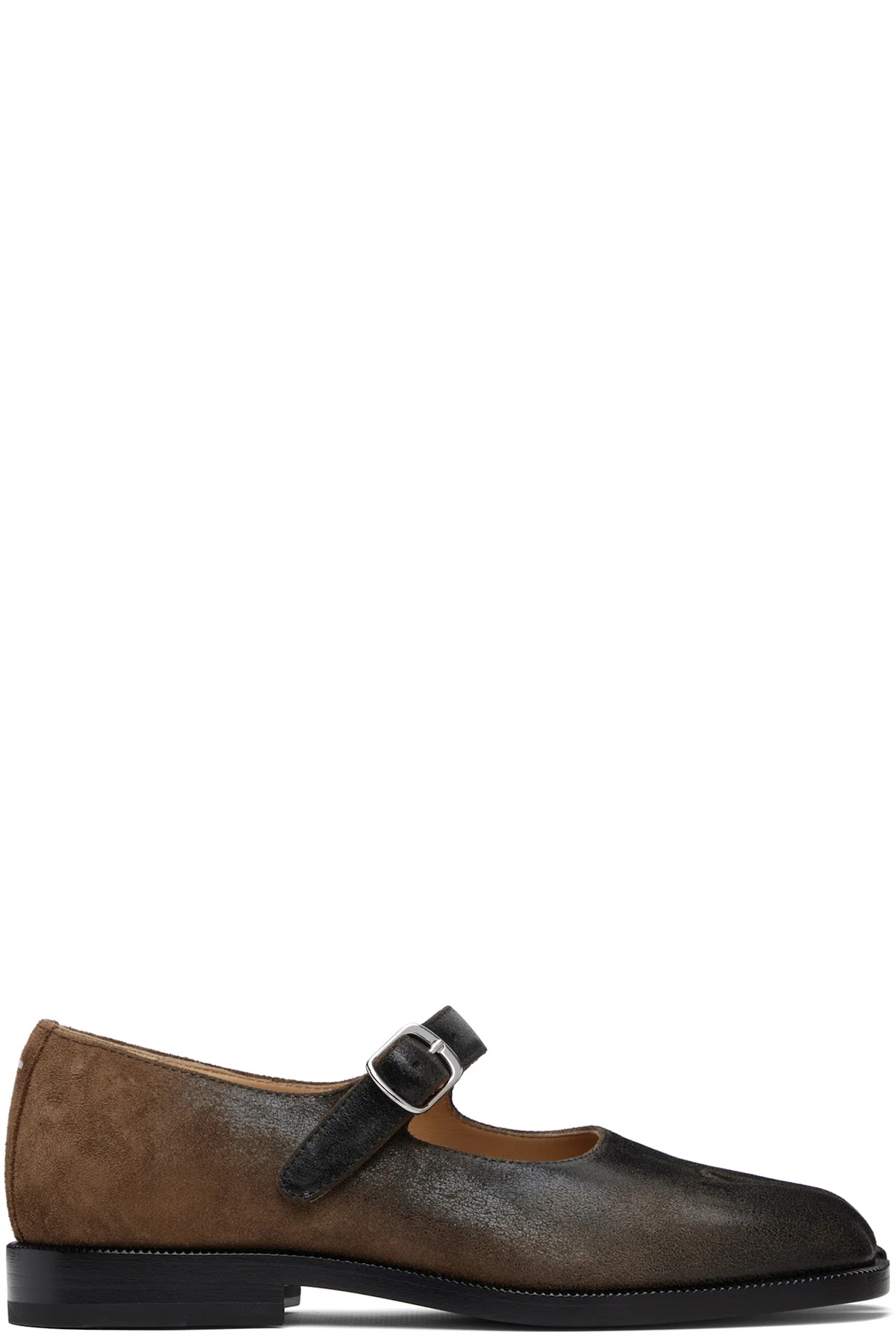 Brown Tabi Mary-Jane Ballerina Flats