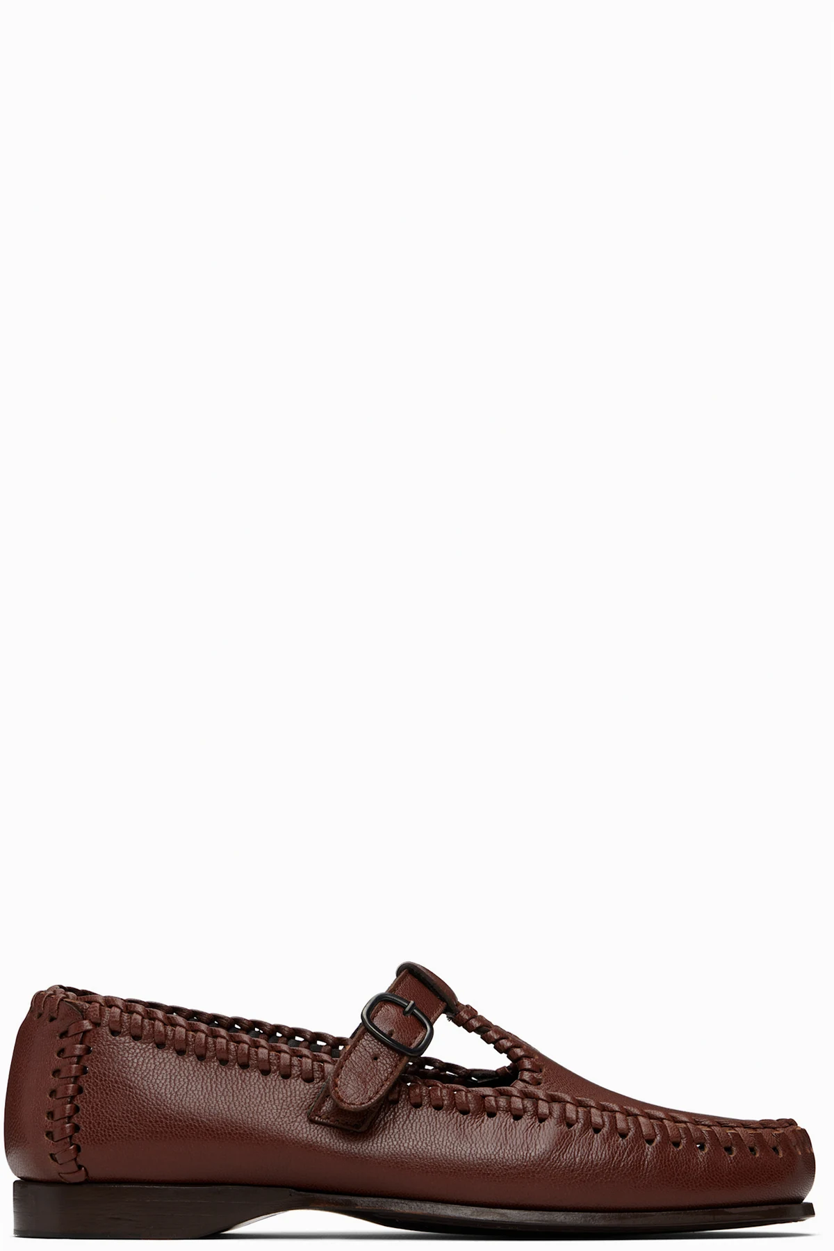 Brown Alcover Supple Shiny Loafers