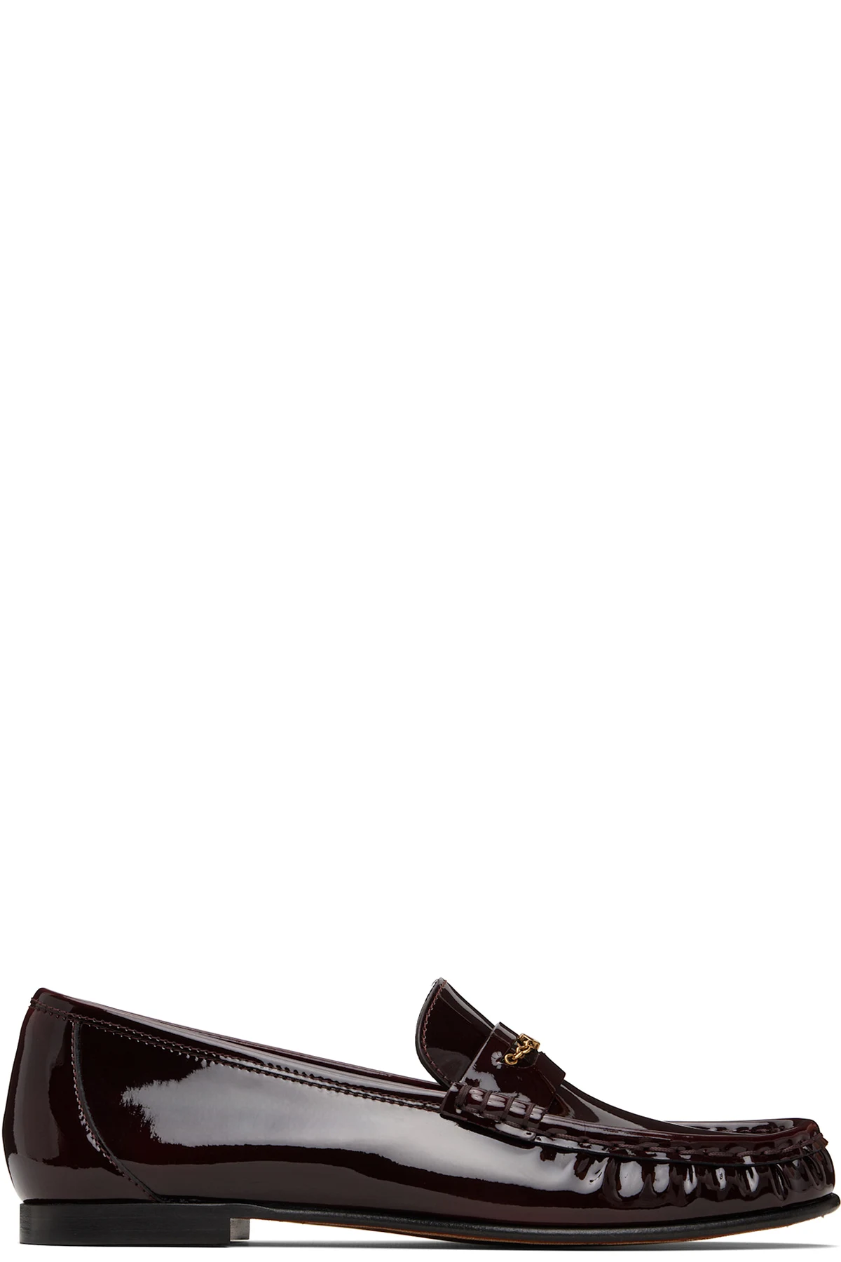 Burgundy 'Chloé' Loafers