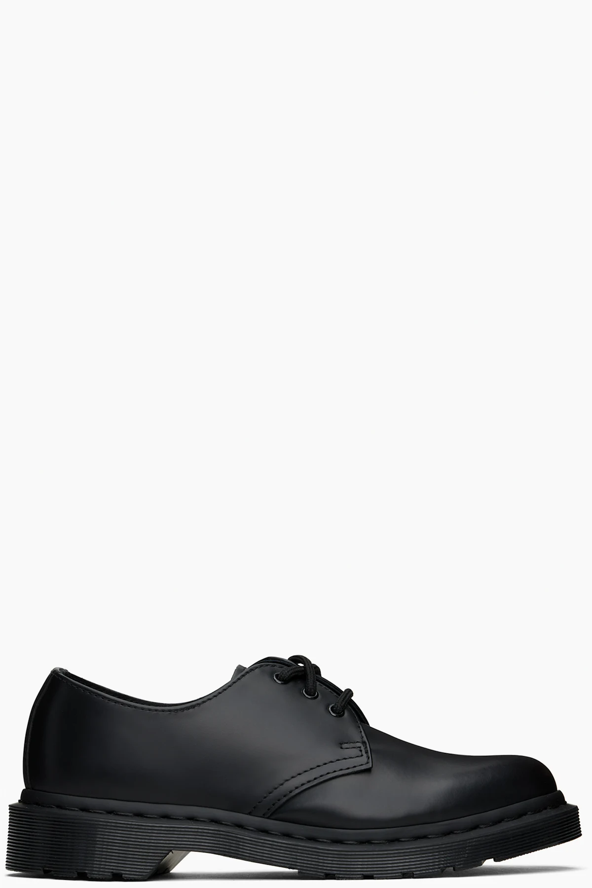 Black 1461 Mono Smooth Leather Derbys