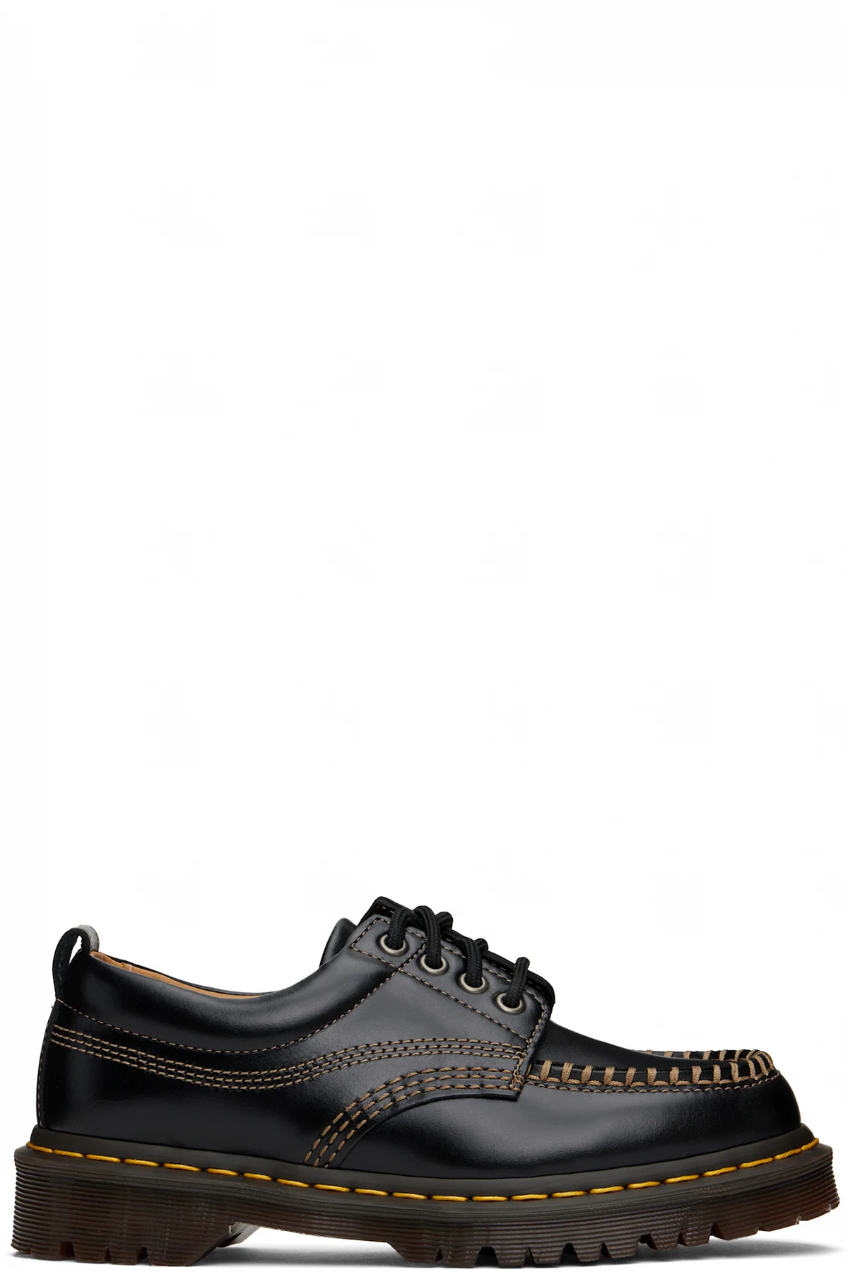 Black Lowell Leather Derbys
