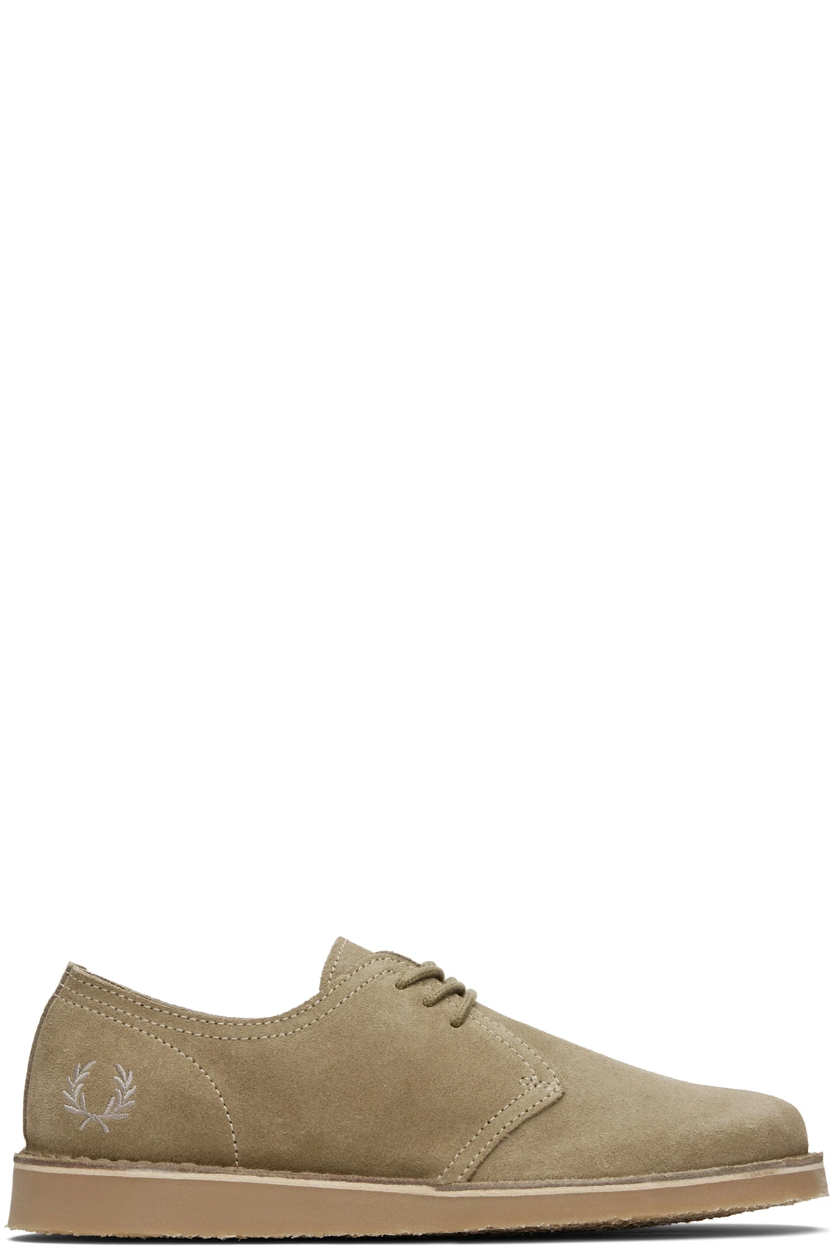Khaki Linden Suede Derbys