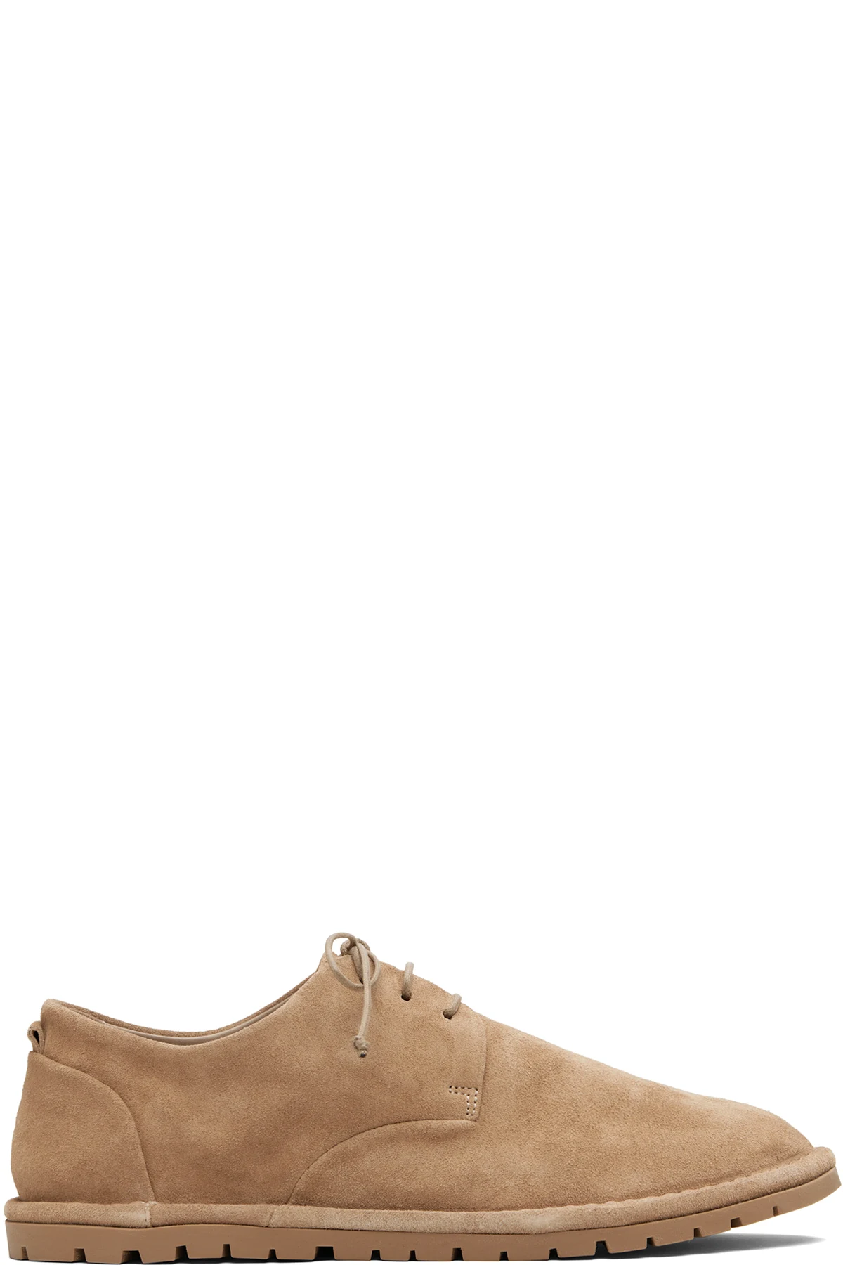 Beige Sancrispa Leather Derbys