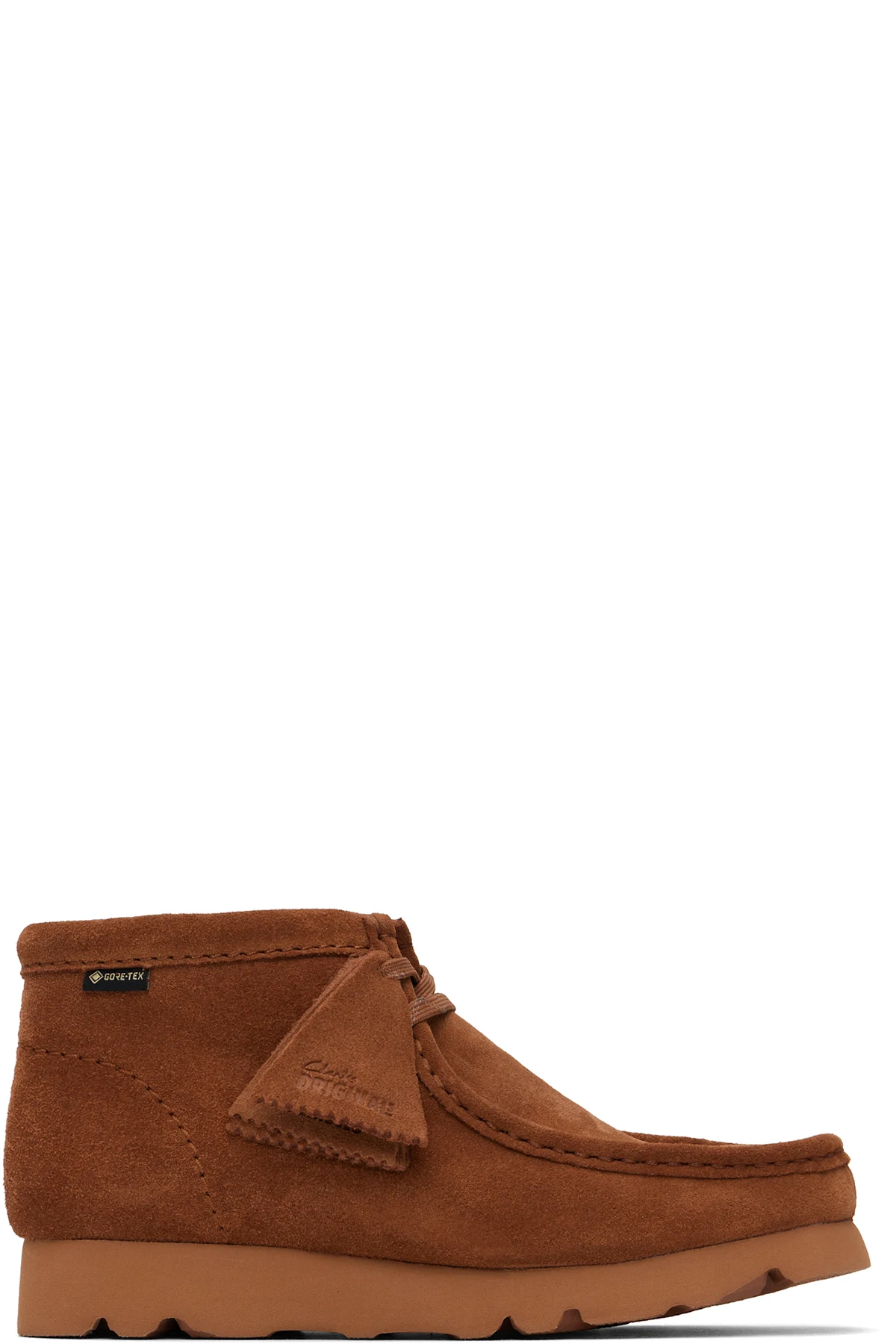 Tan Wallabee Gore-Tex Boots
