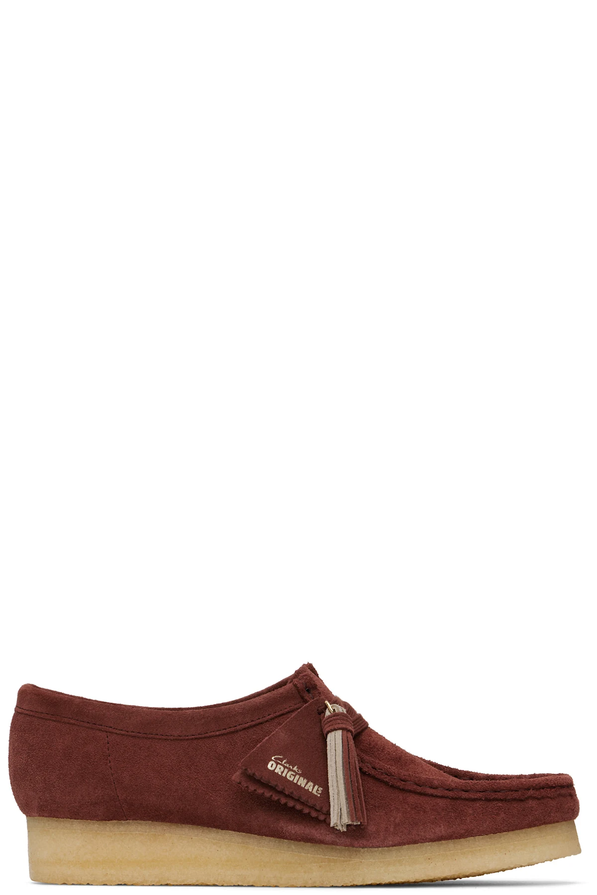 Burgundy Wallabee Derbys